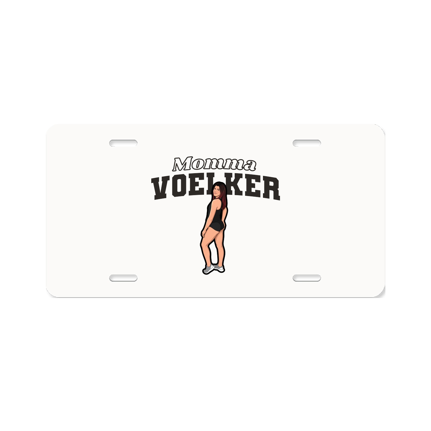 License Plate — Mothers Day Block in Classic