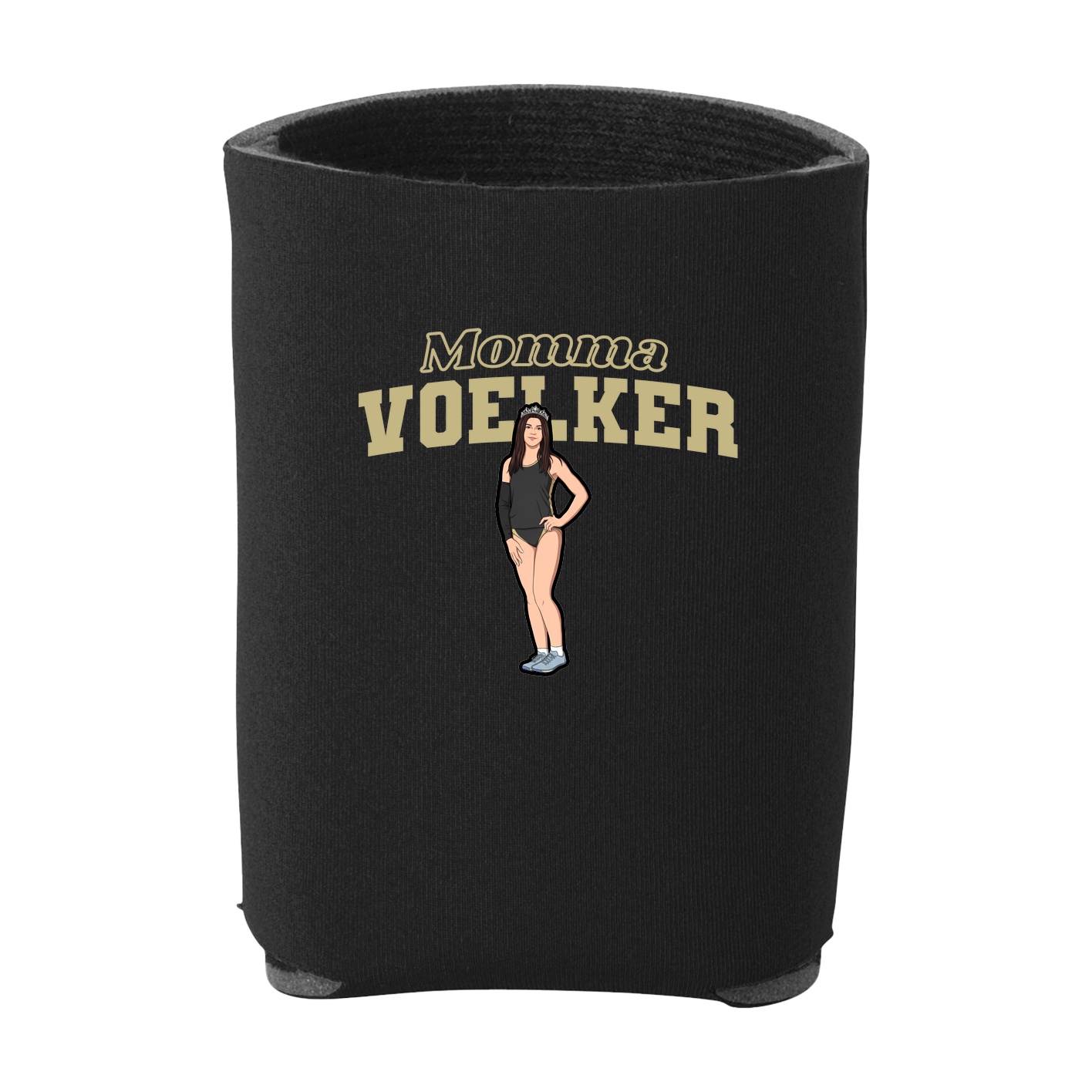 Can Holder — Mothers Day Block in Black