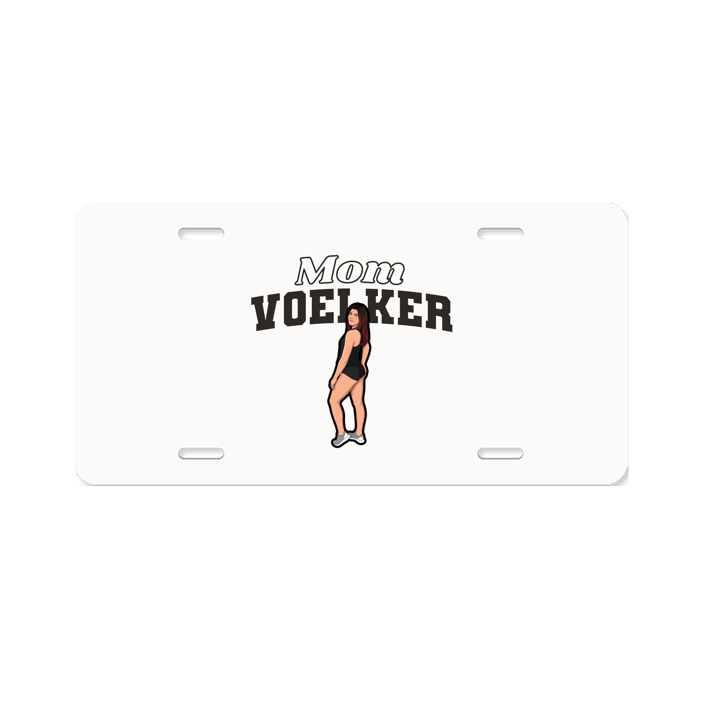 License Plate — Mothers Day Block in Classic