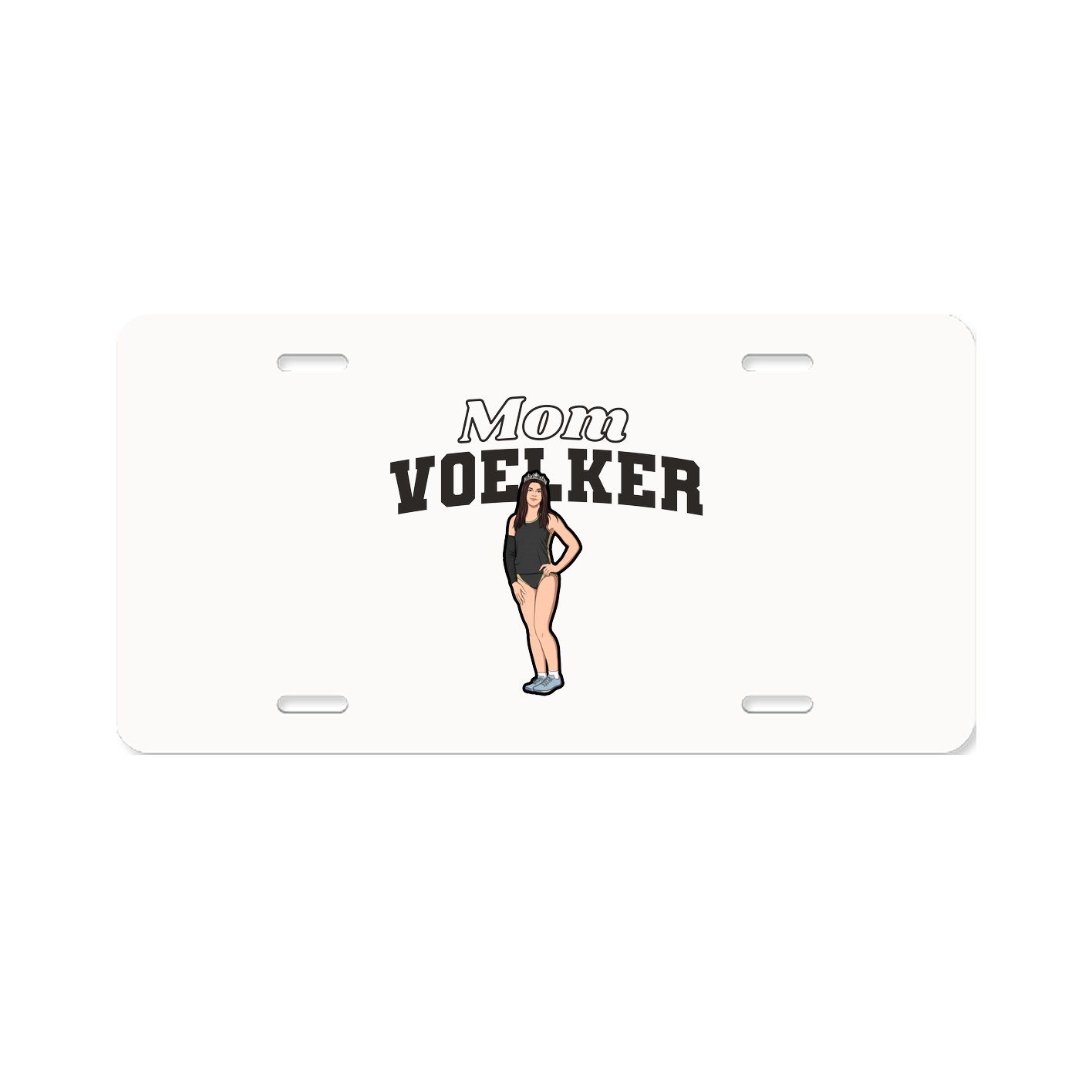 License Plate — Mothers Day Block in Classic