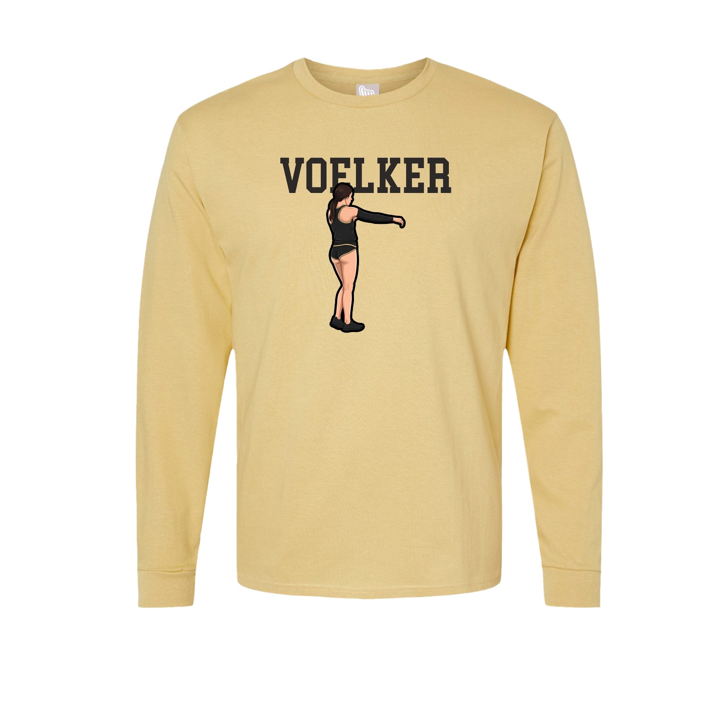 Long Sleeve Tee — Shirsey in Vegas Gold