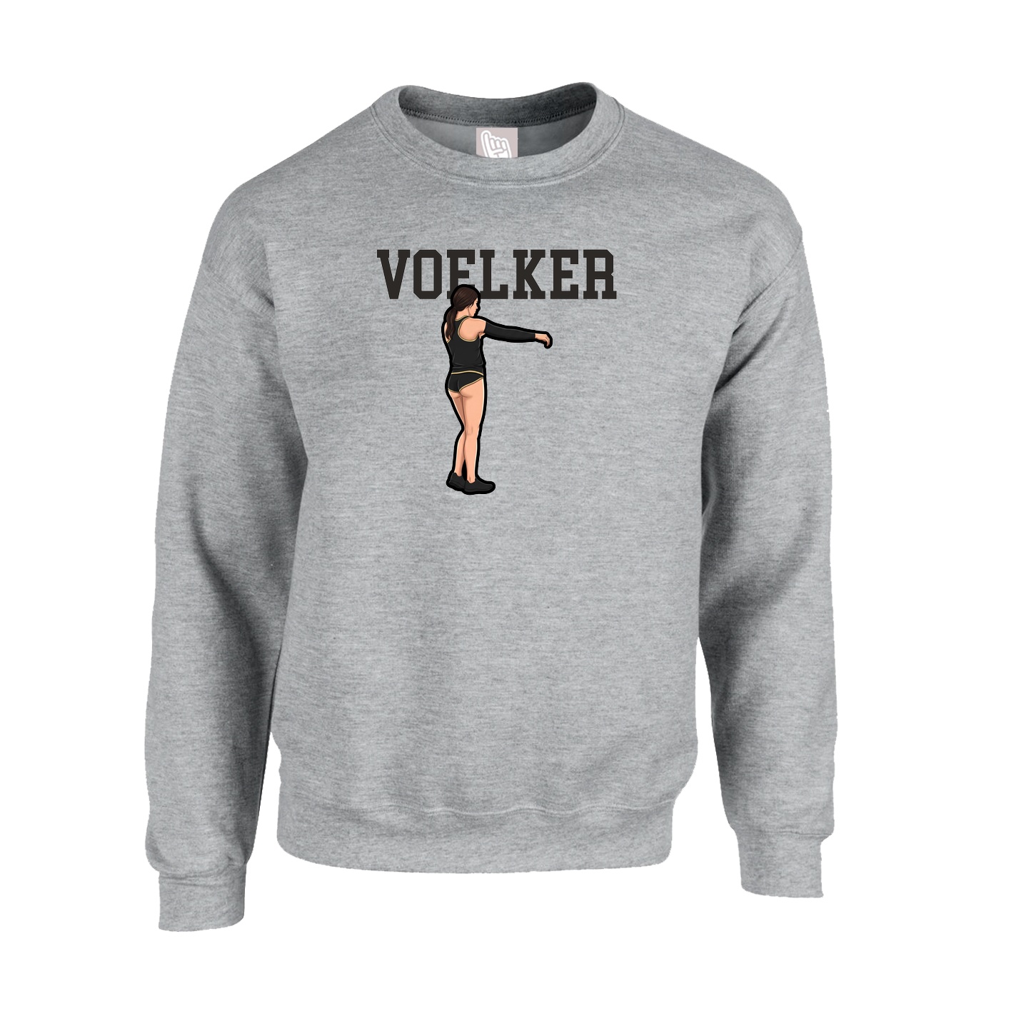 Fleece Crew — Shirsey in Grey
