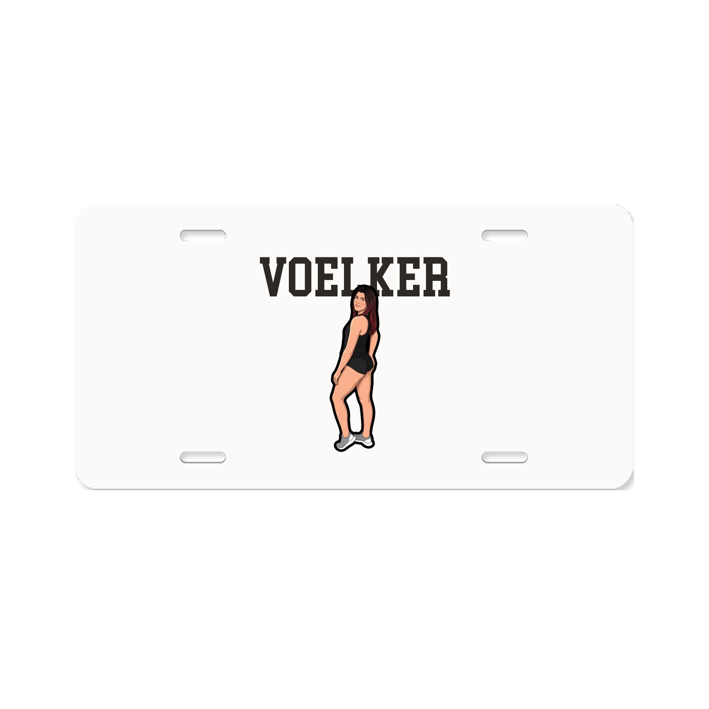License Plate — Shirsey in Classic