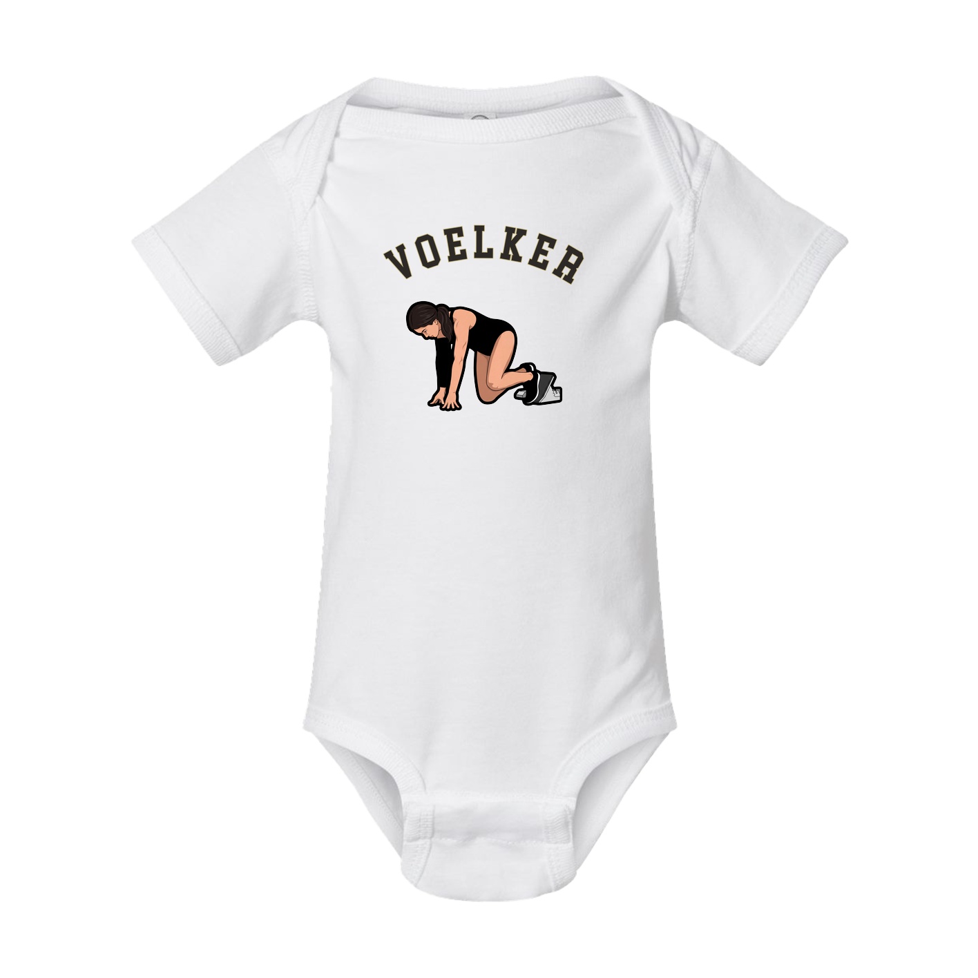 Baby Onesie — Shirsey Arch in White