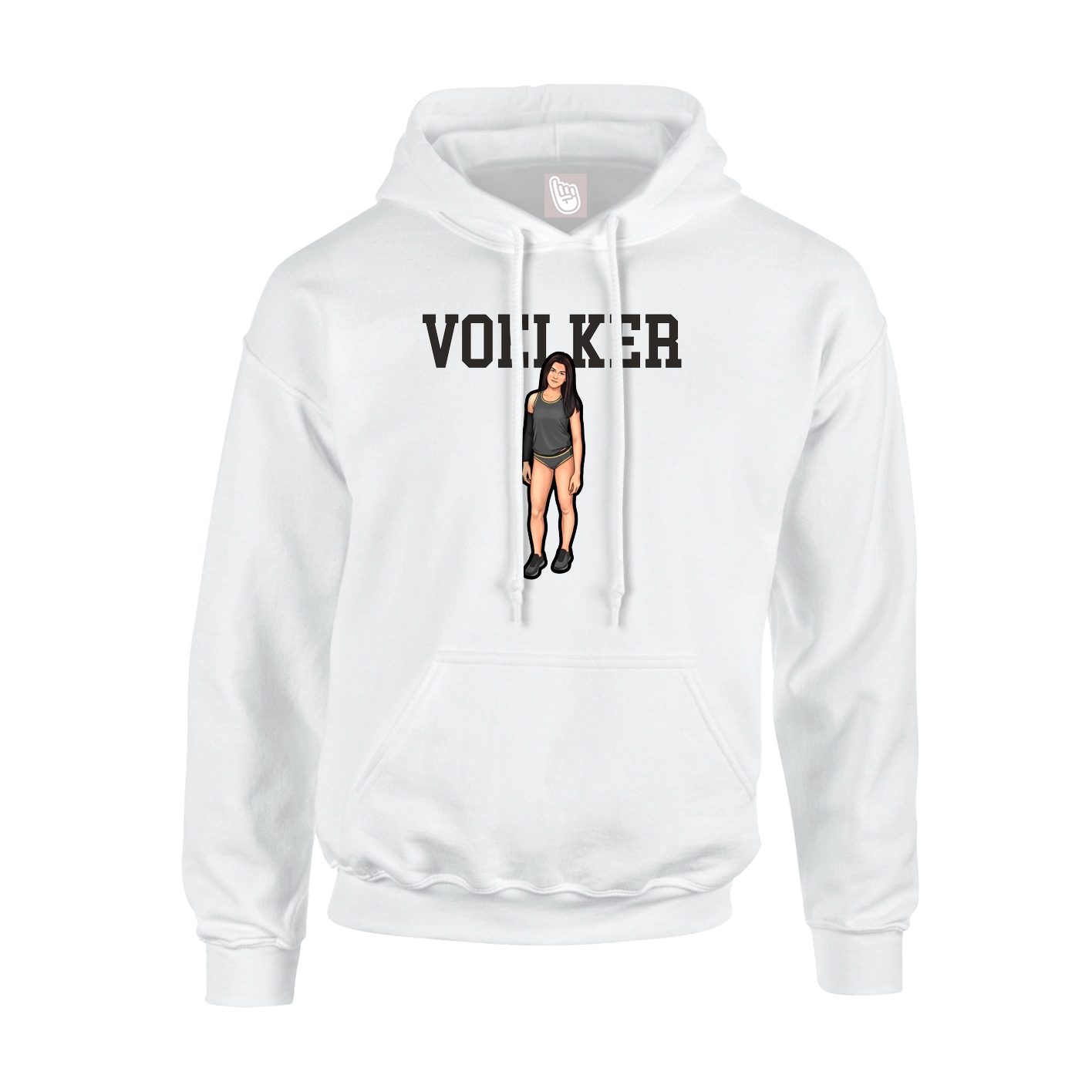 Hoodie — Shirsey in White