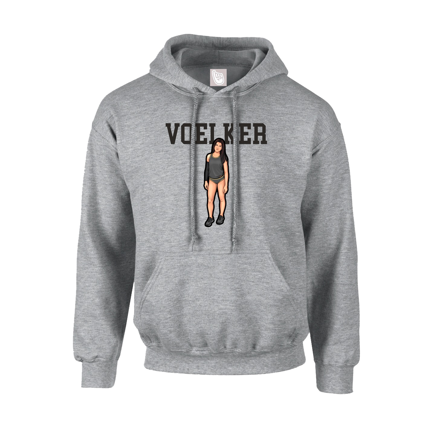 Youth Hoodie — Shirsey in Grey