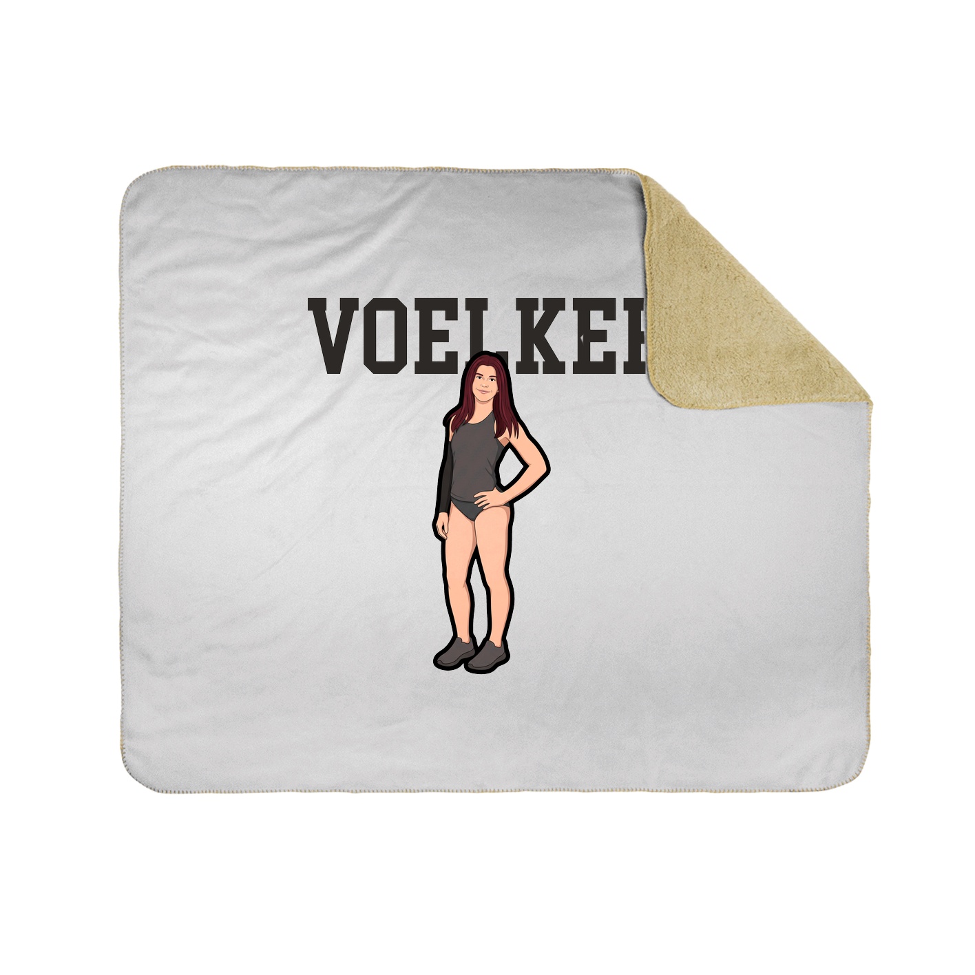 Throw Blanket — Shirsey in White