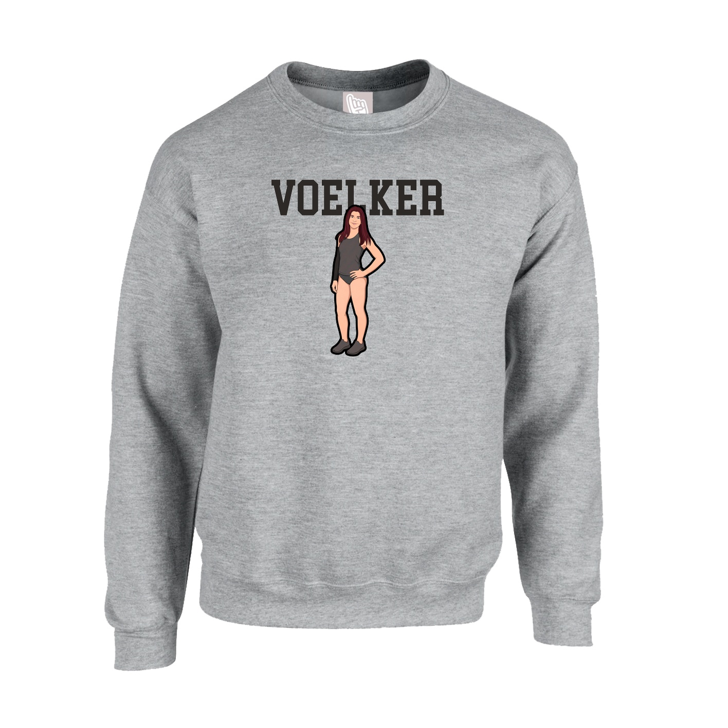 Fleece Crew — Shirsey in Grey