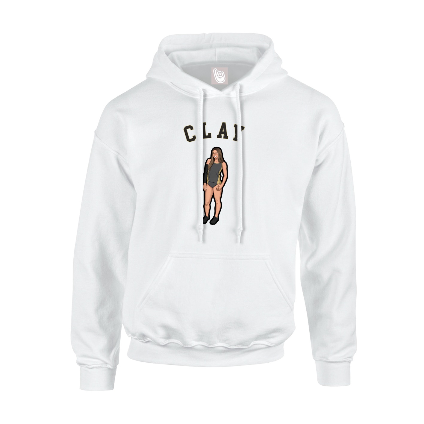 Hoodie — Shirsey Arch in White