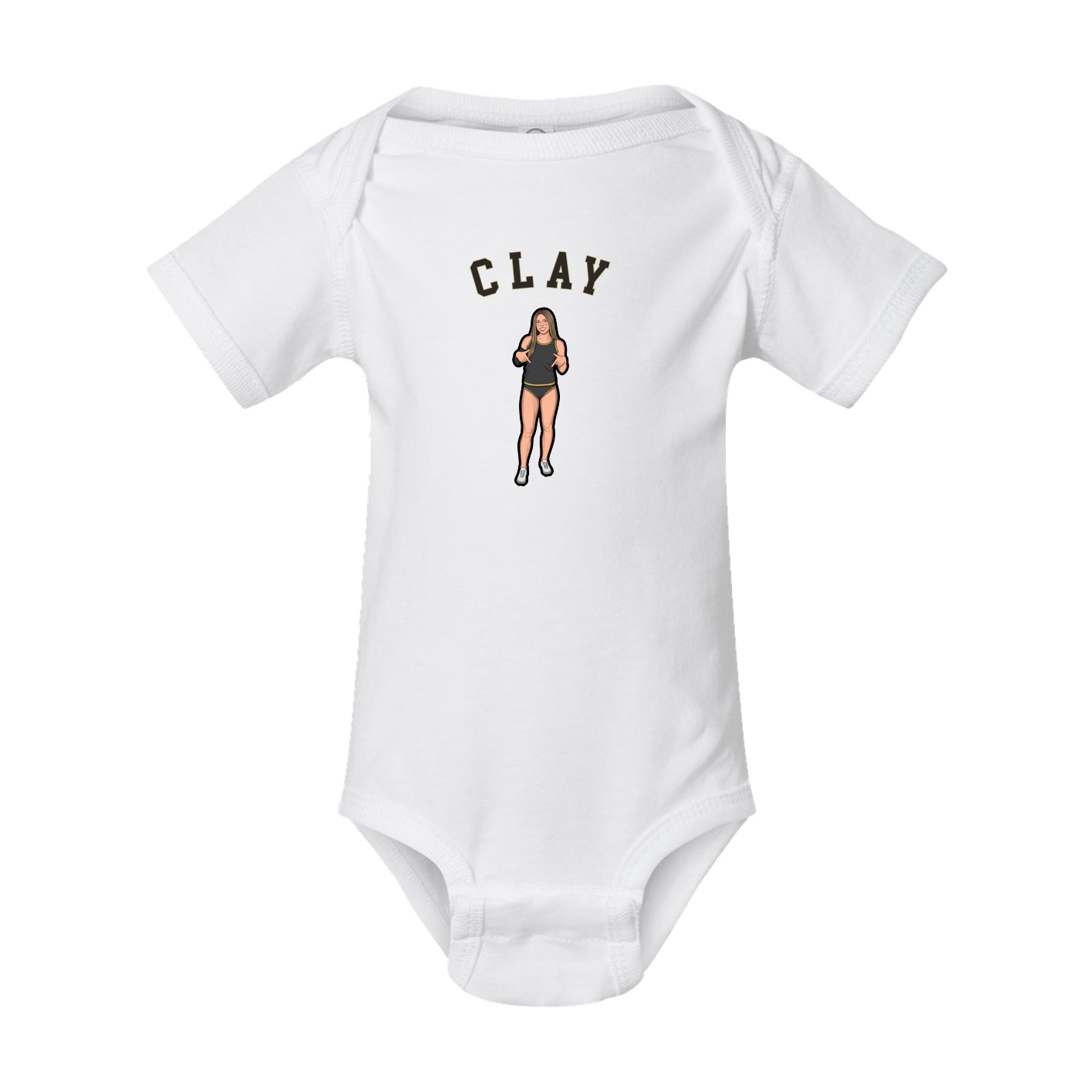 Baby Onesie — Shirsey Arch in White
