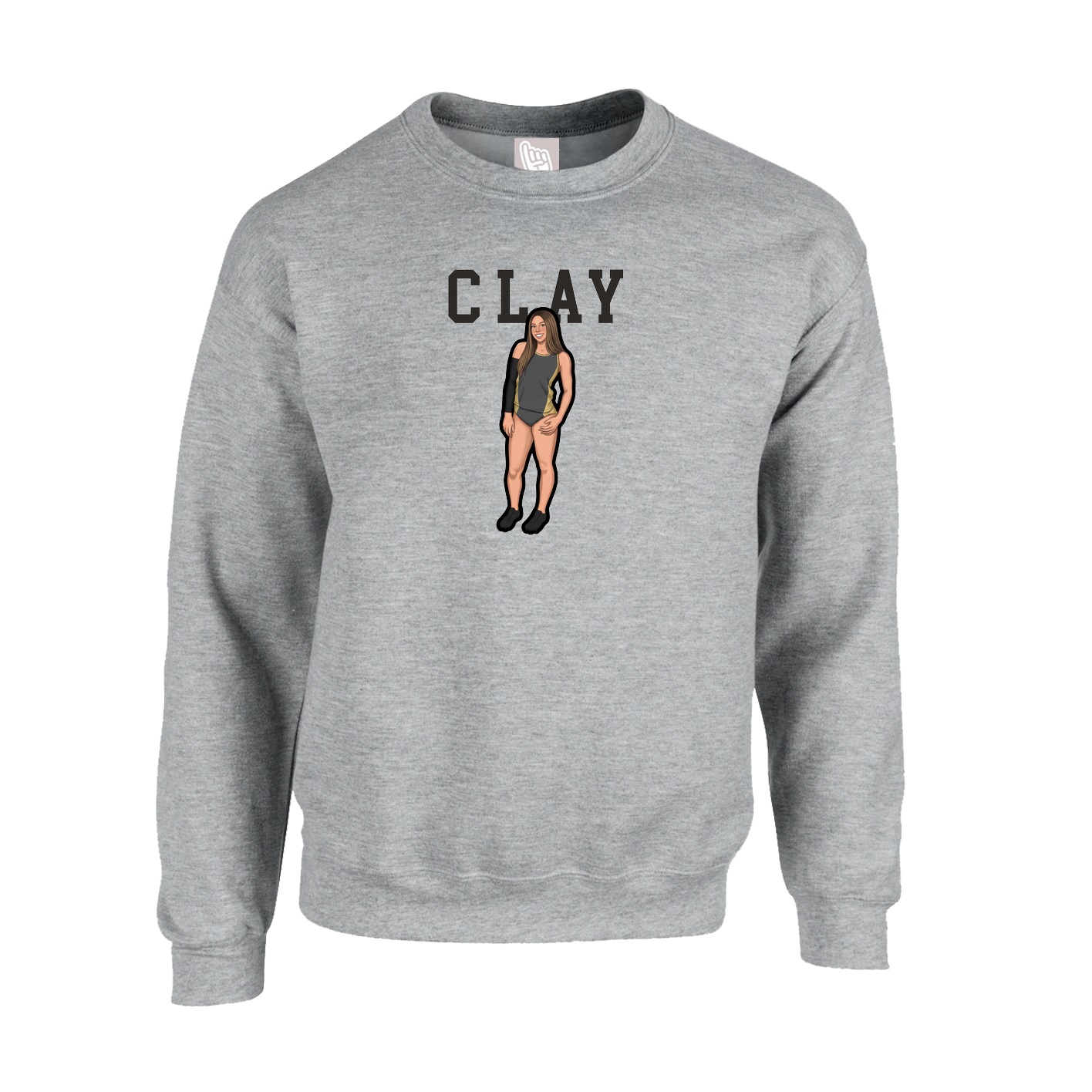 Fleece Crew — Shirsey in Grey