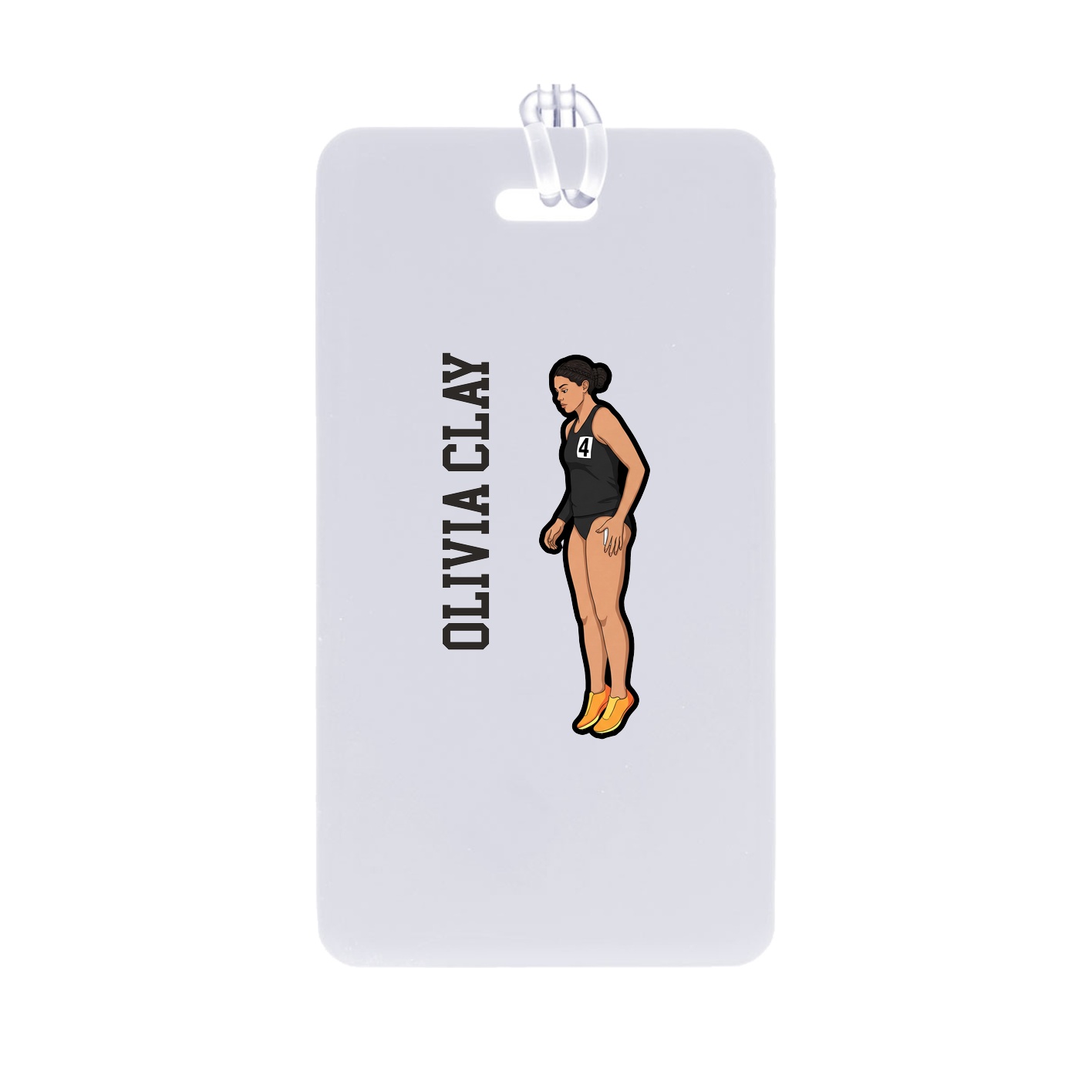 Bag Tag — Name Vertical in Classic