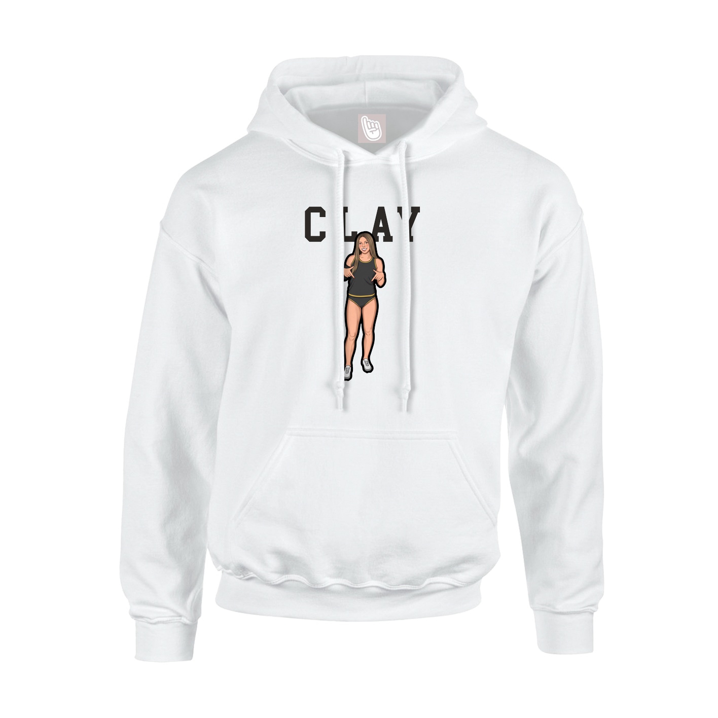 Hoodie — Shirsey in White
