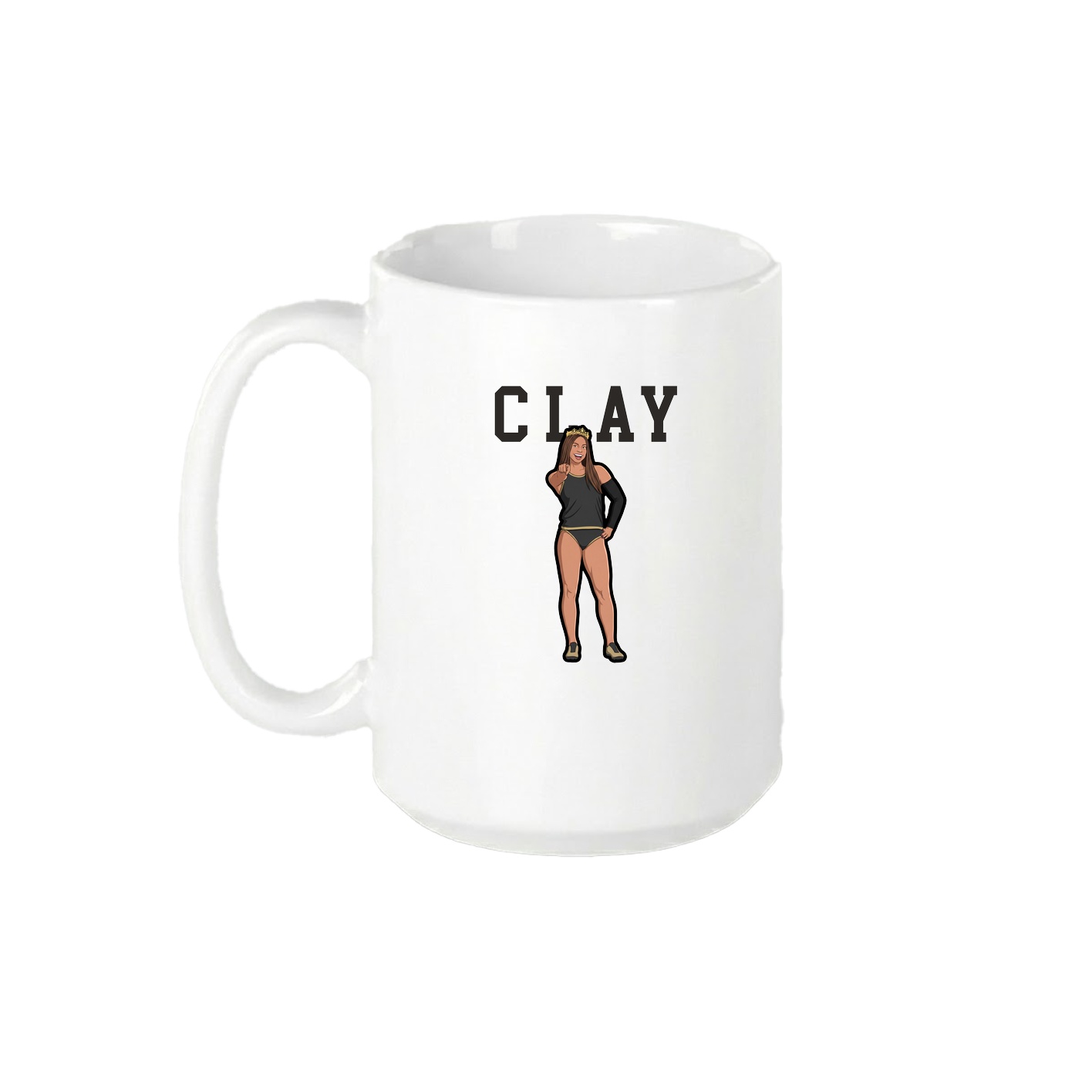 15oz Coffee Mug — Shirsey in White