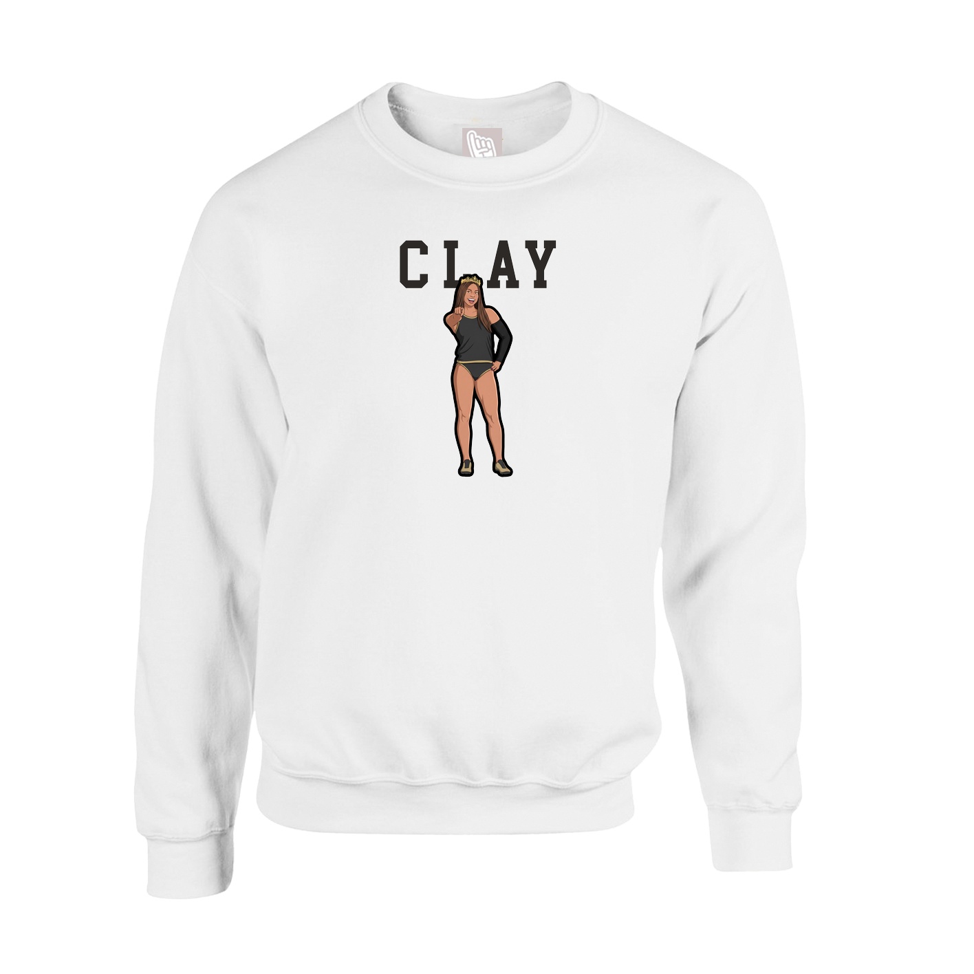 Fleece Crew — Shirsey in White