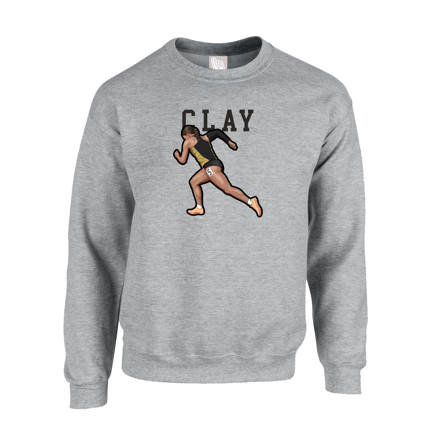 Fleece Crew — Shirsey in Grey