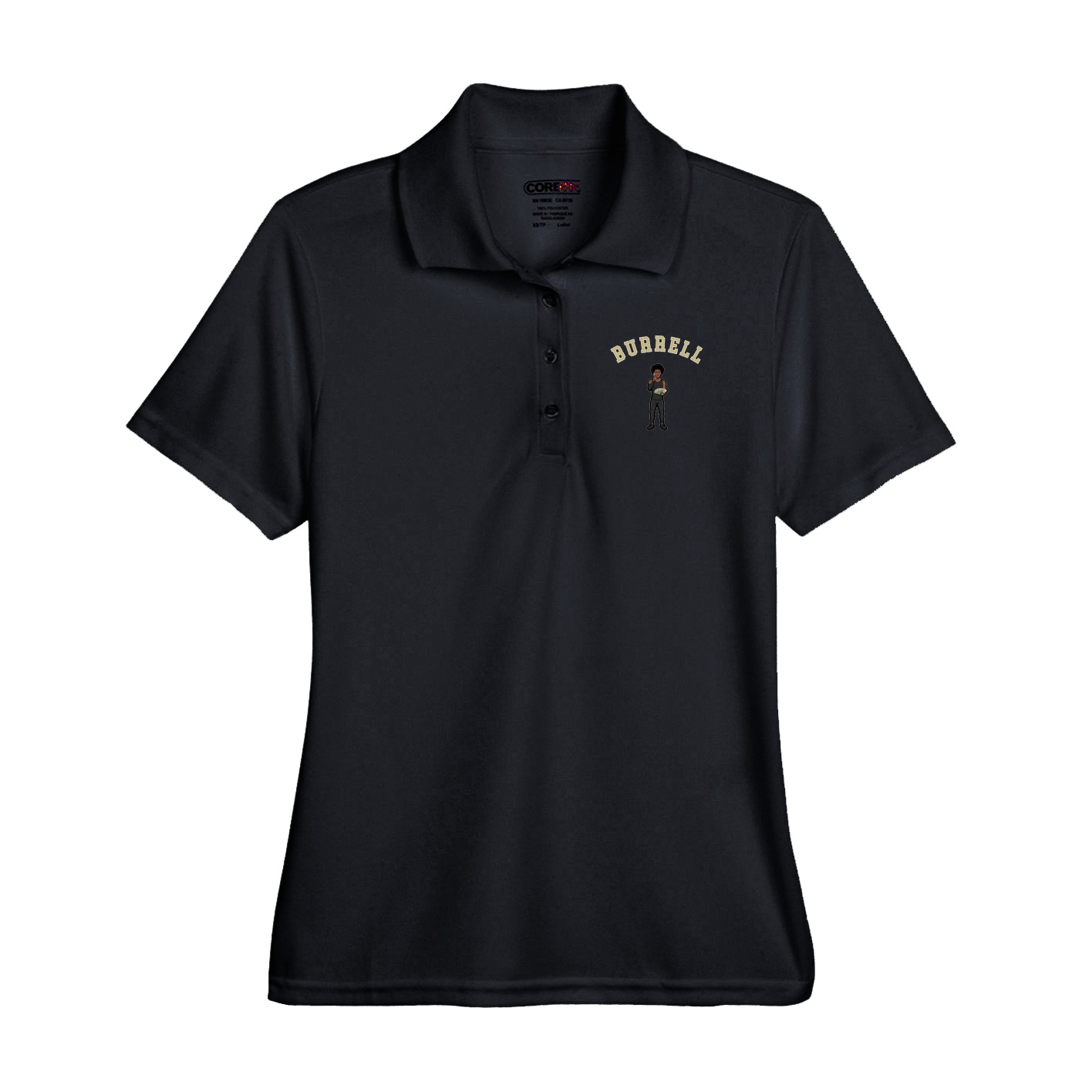 Performance Polo — Shirsey Arch in Black