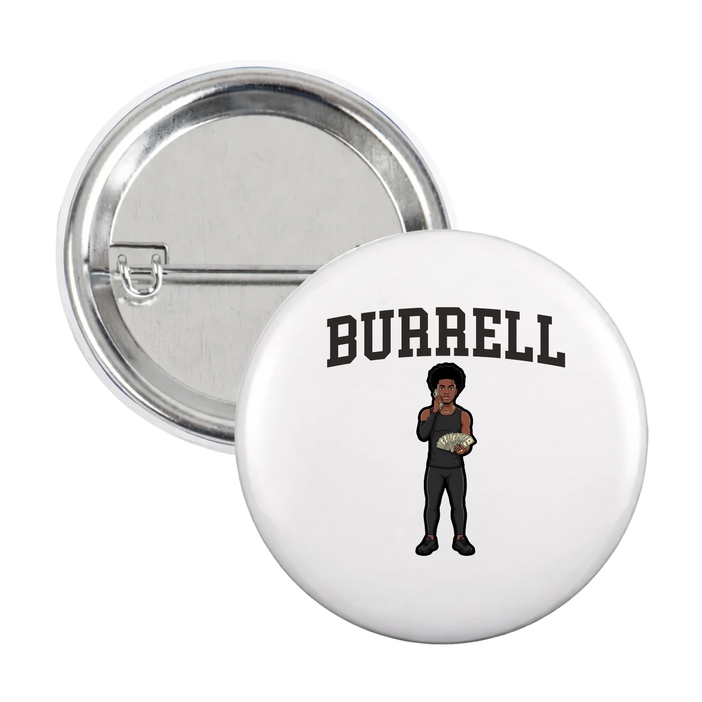 Game Day Button — Shirsey in White