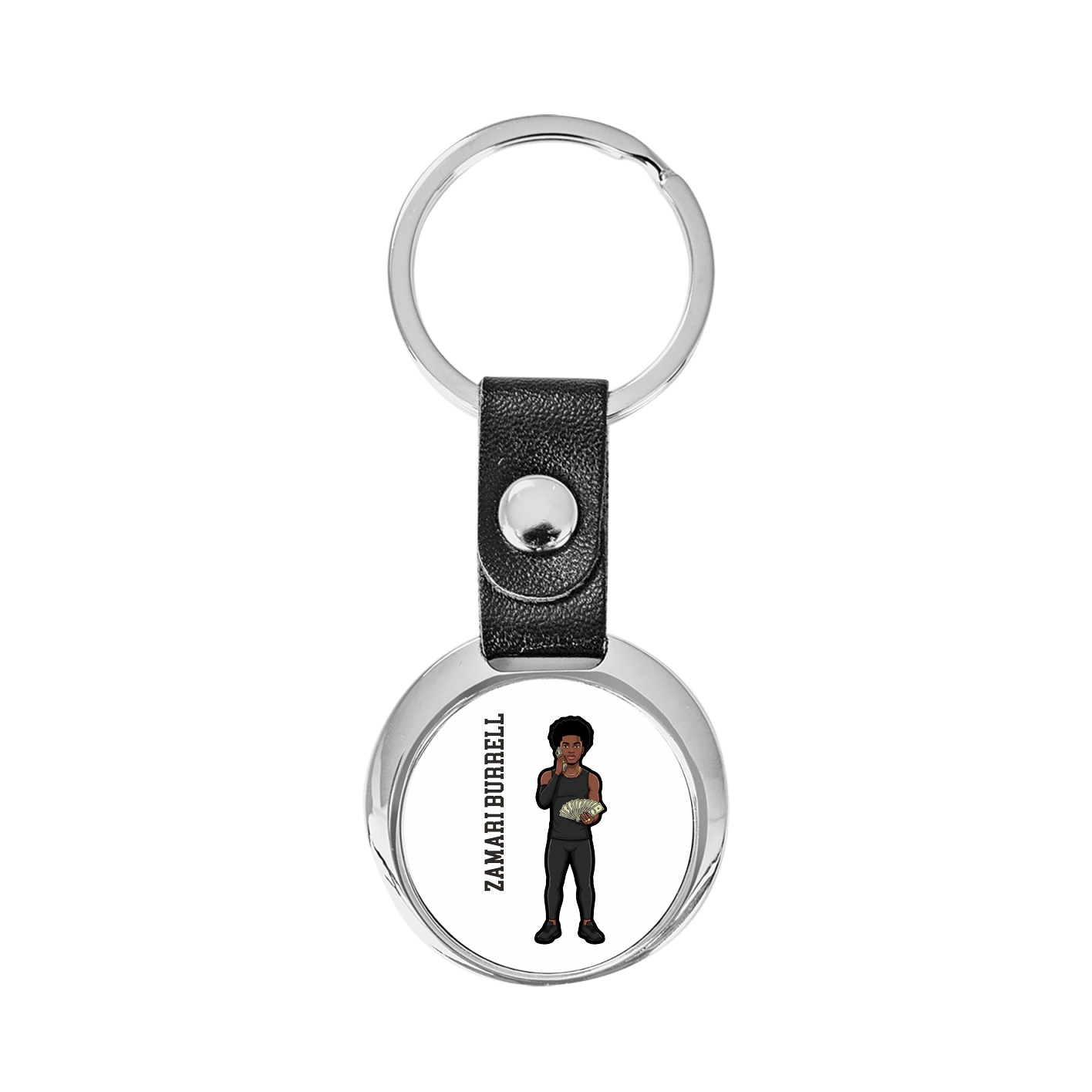 Key Chain — Name Vertical in Classic
