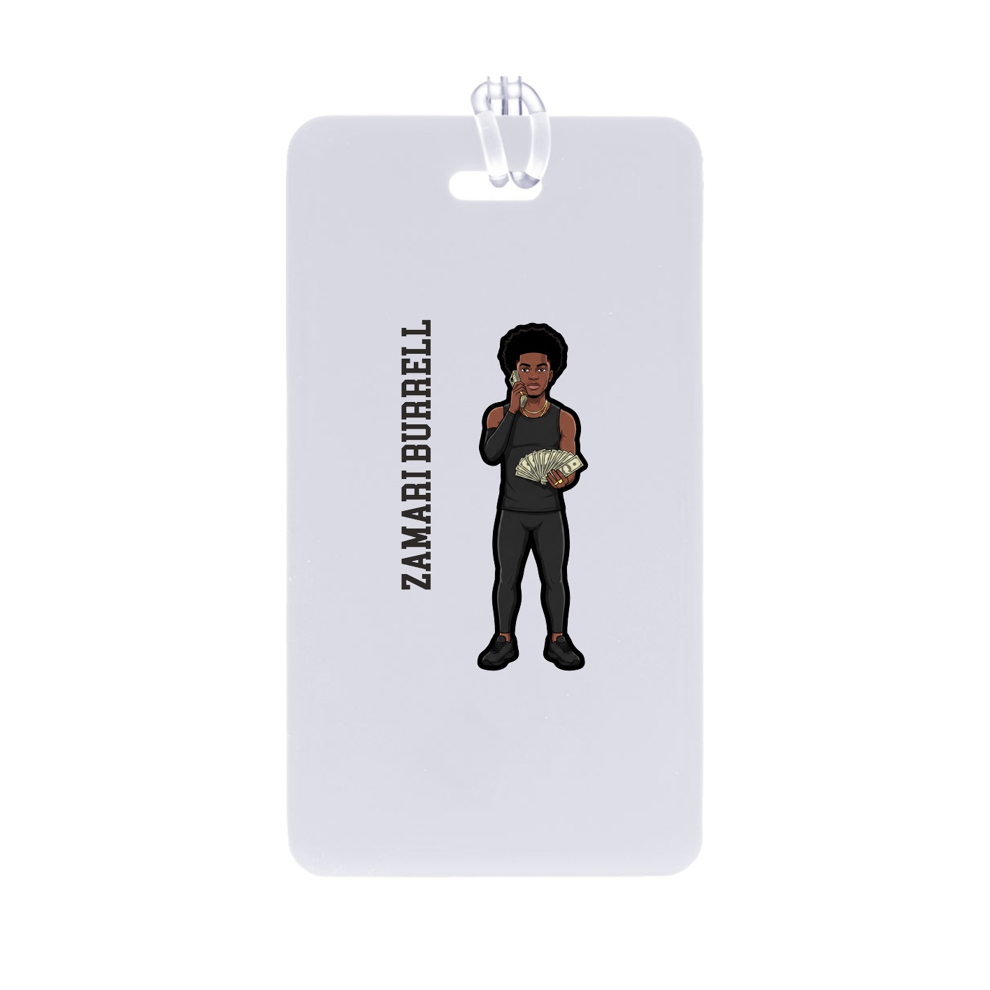 Bag Tag — Name Vertical in Classic