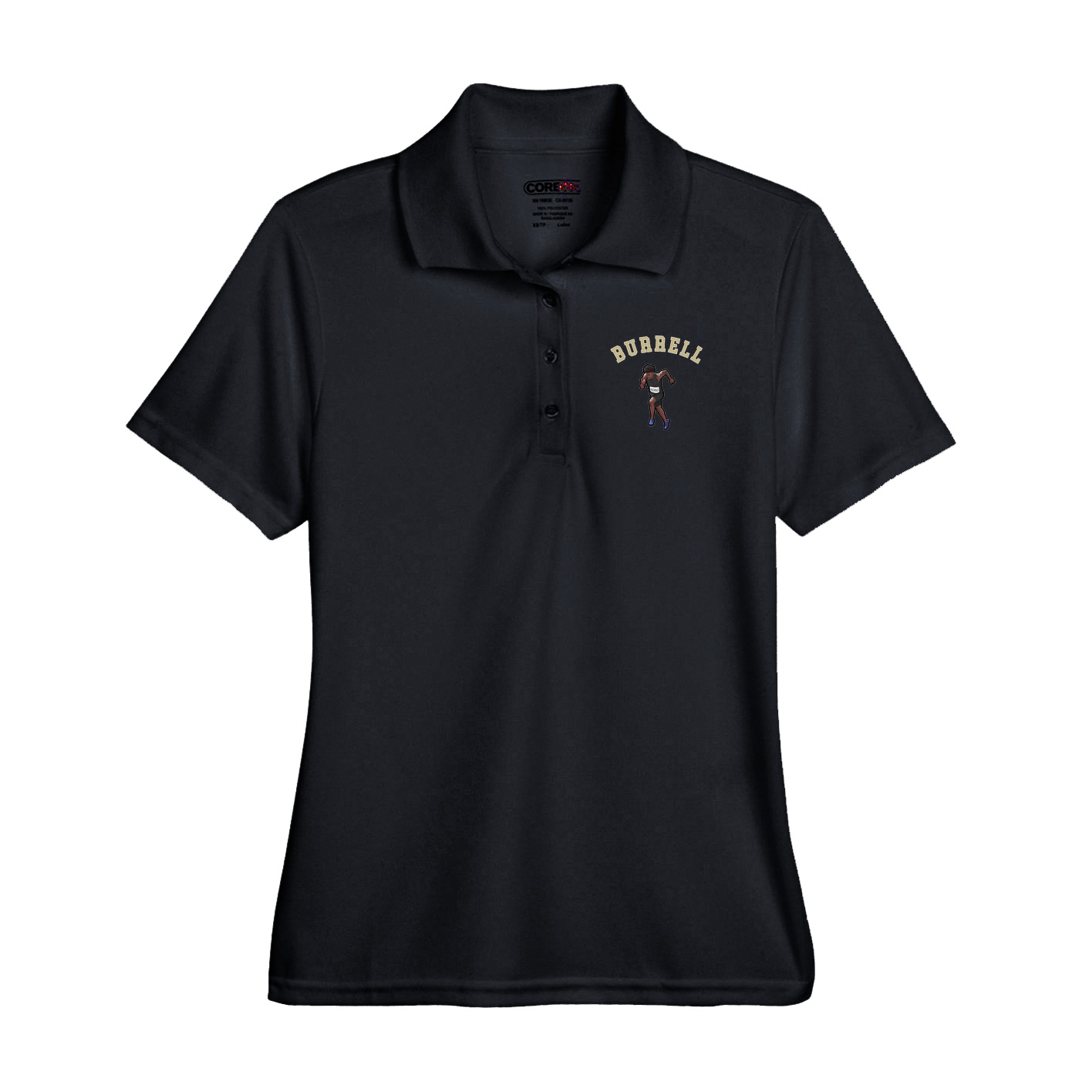 Performance Polo — Shirsey Arch in Black