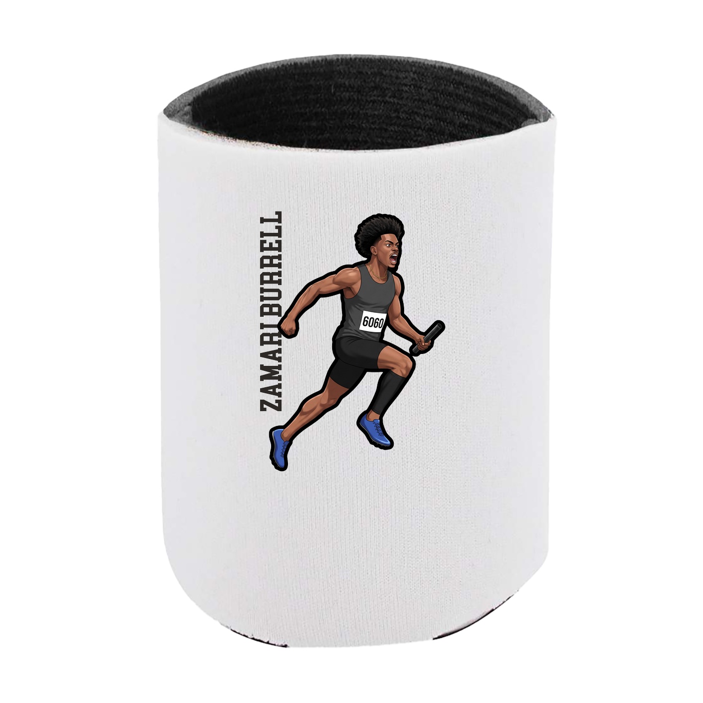 Can Holder — Name Vertical in White