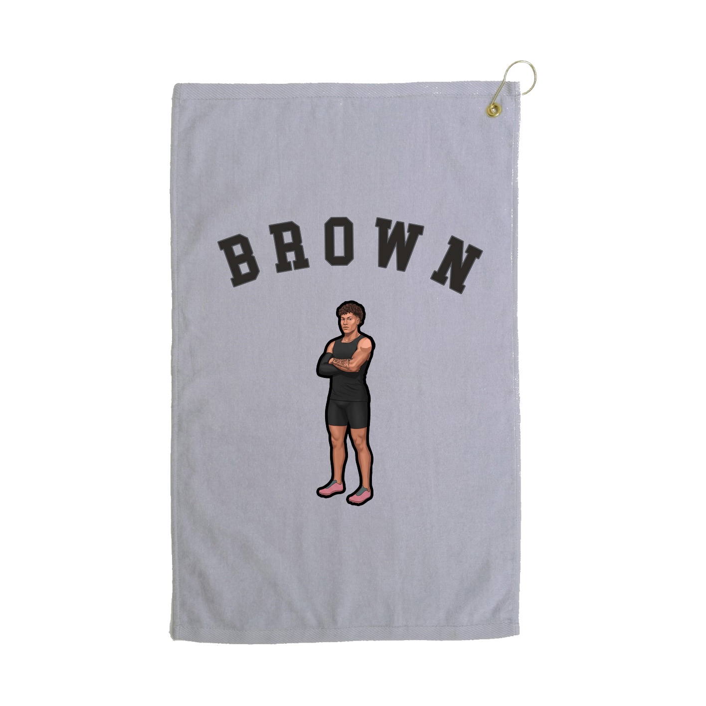 Golf Towel — Shirsey Arch in Grey