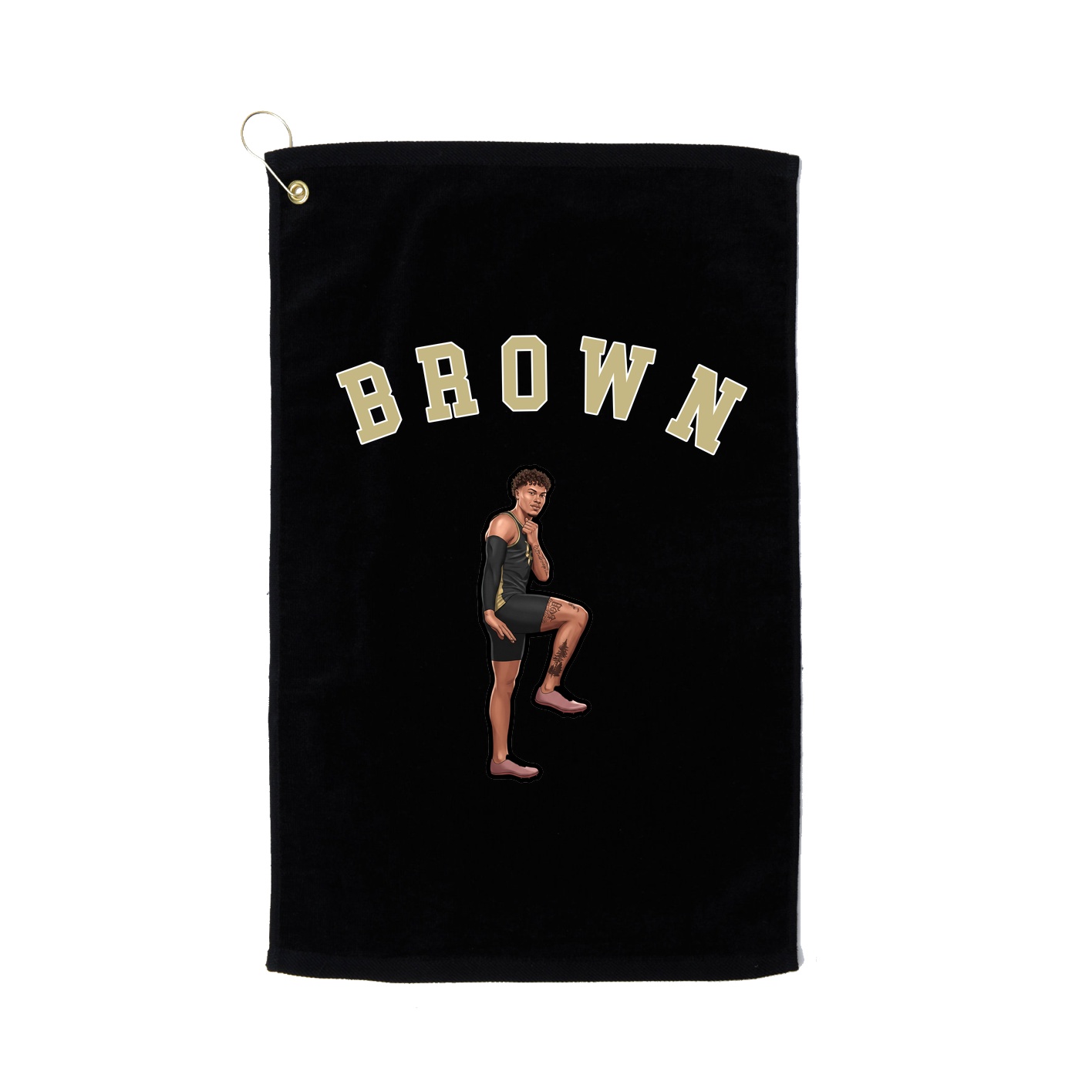 Golf Towel — Shirsey Arch in Black