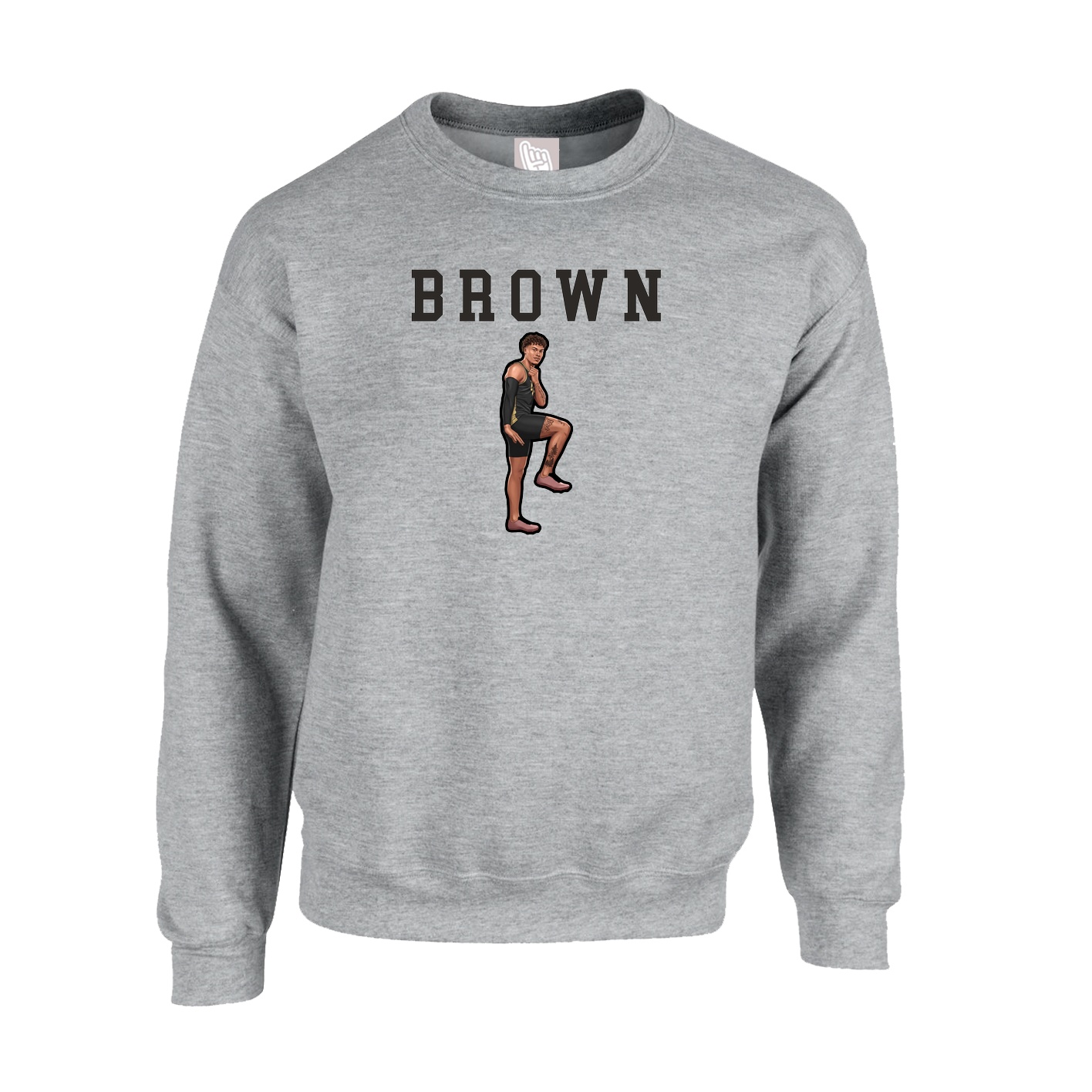 Fleece Crew — Shirsey in Grey