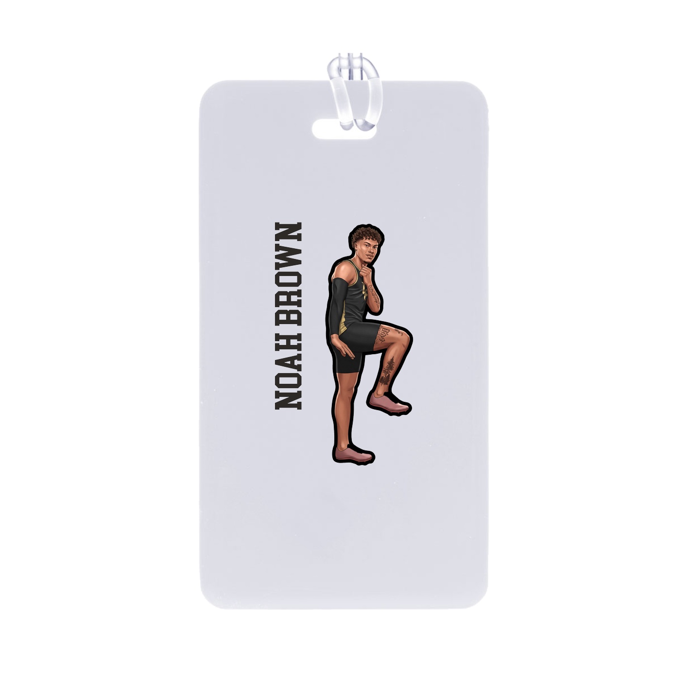 Bag Tag — Name Vertical in Classic