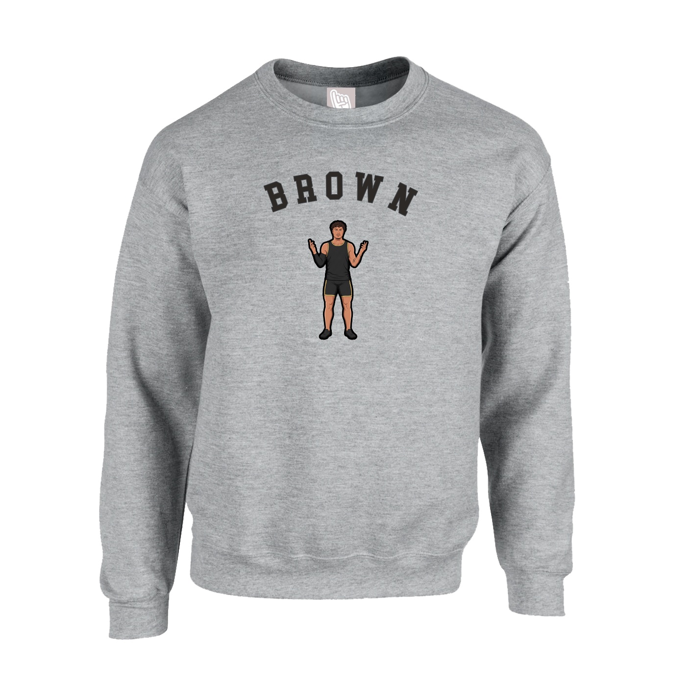 Fleece Crew — Shirsey Arch in Grey