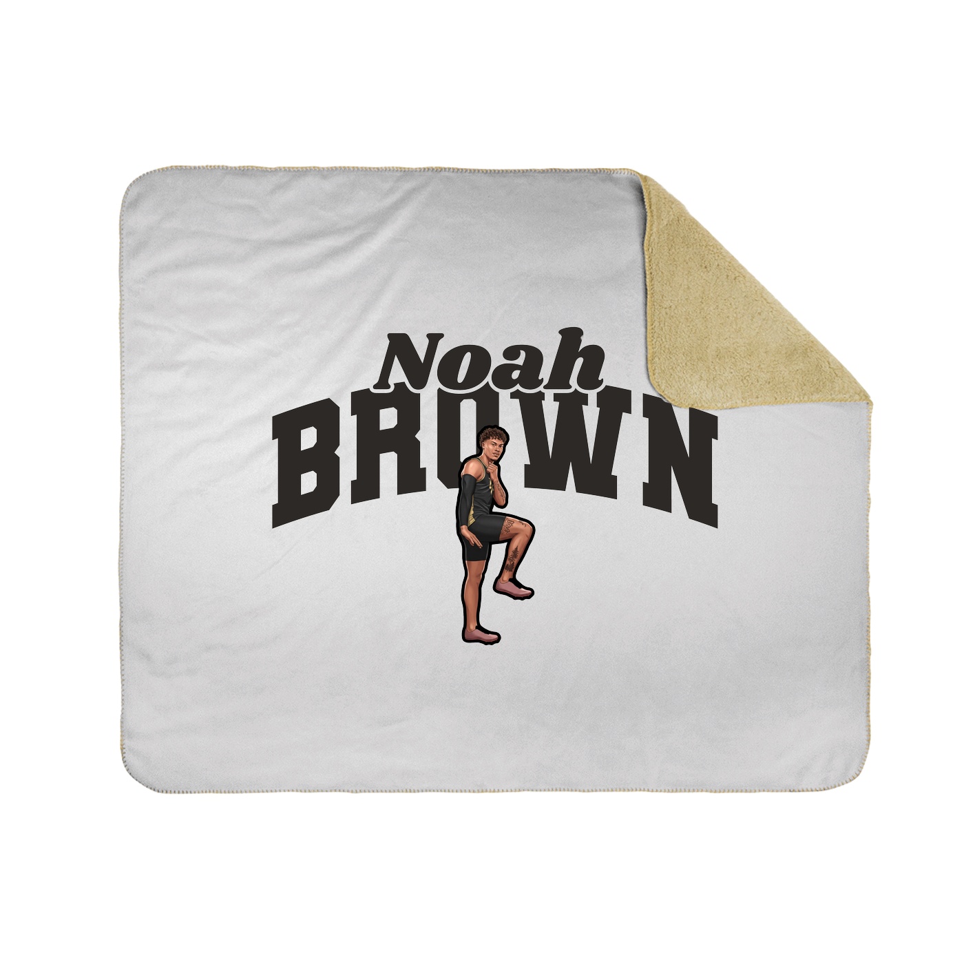 Throw Blanket — Signature Arch in White