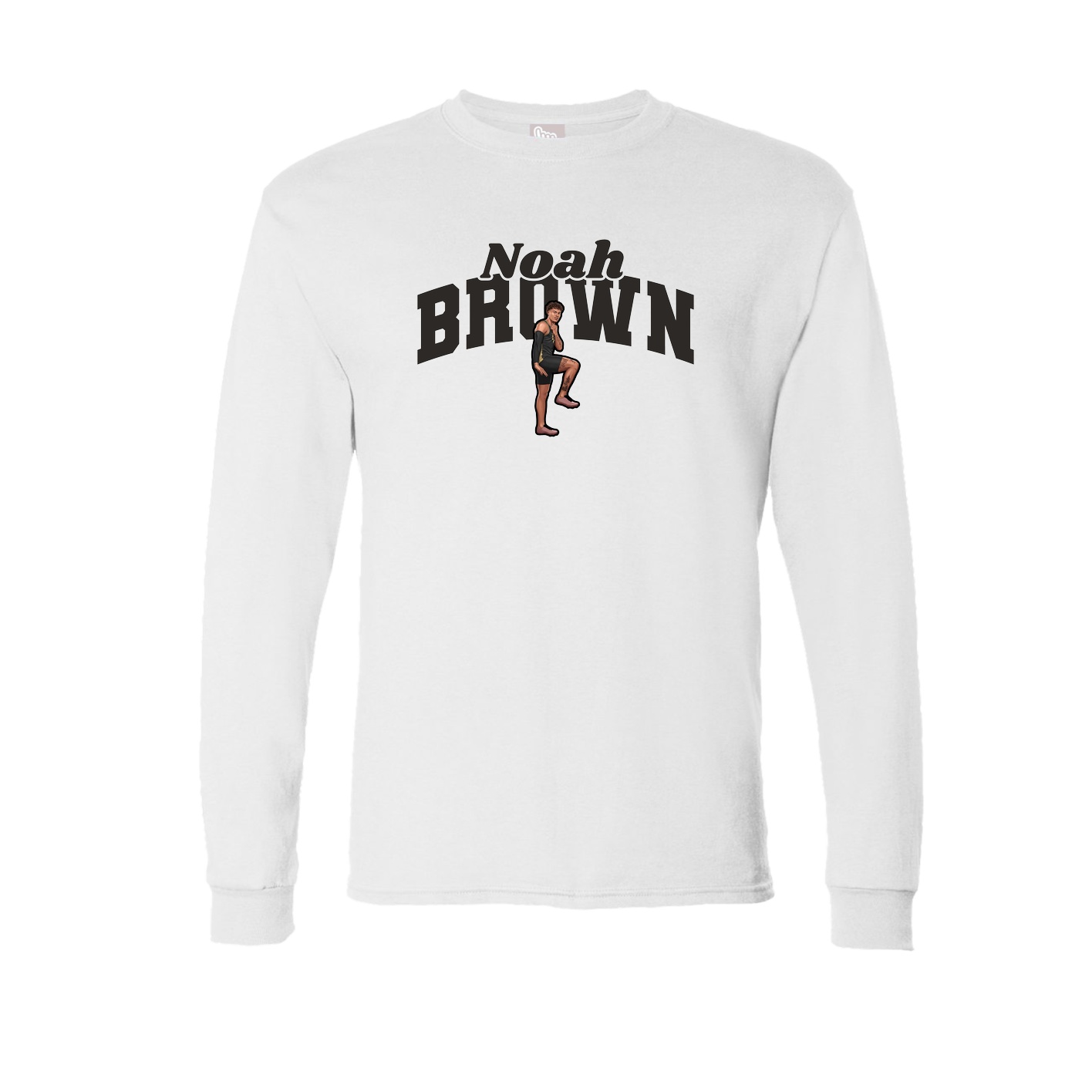 Long Sleeve Tee — Signature Arch in White