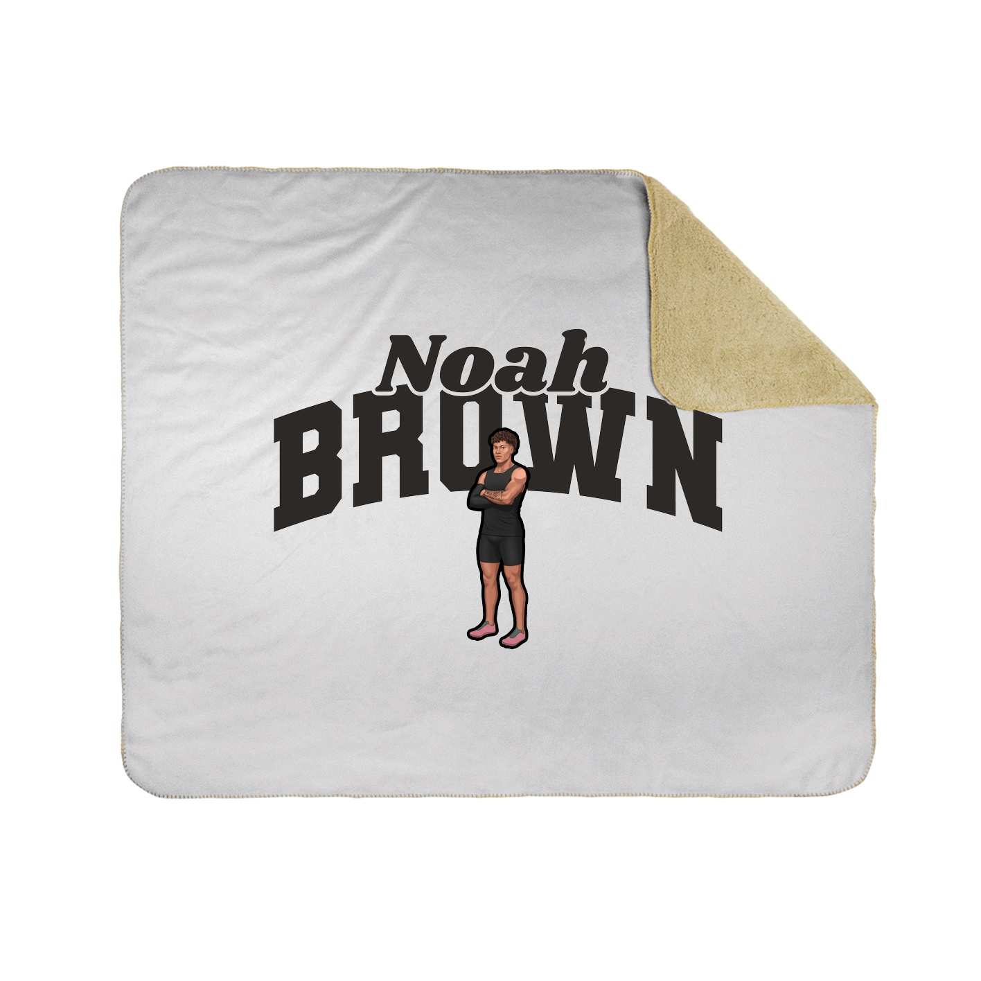 Throw Blanket — Signature Arch in White