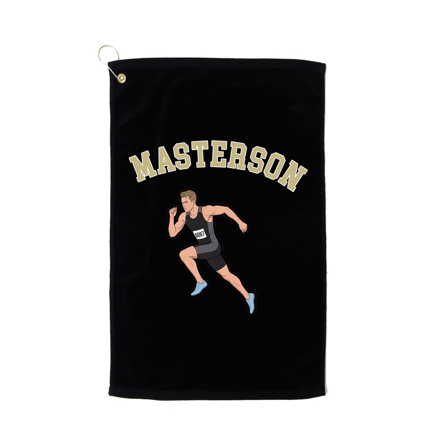 Golf Towel — Shirsey Arch in Black