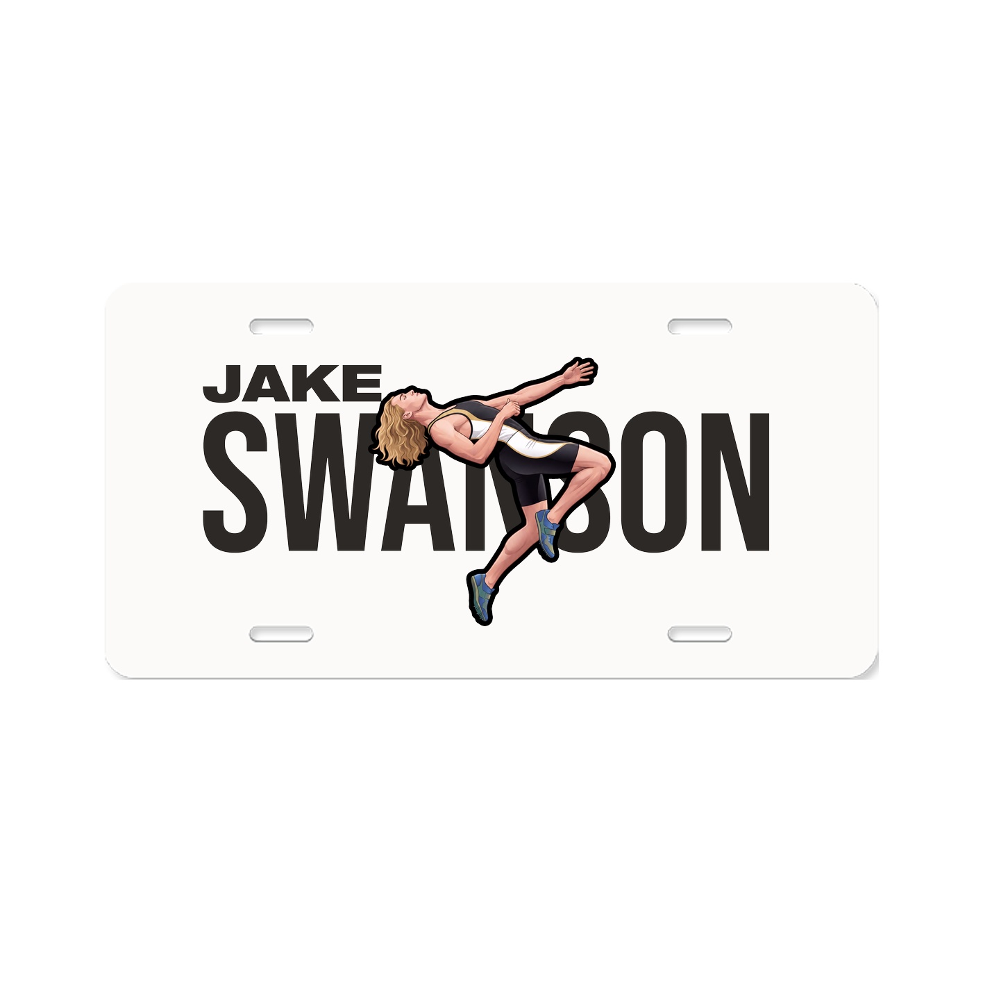 License Plate — Player Name in Classic