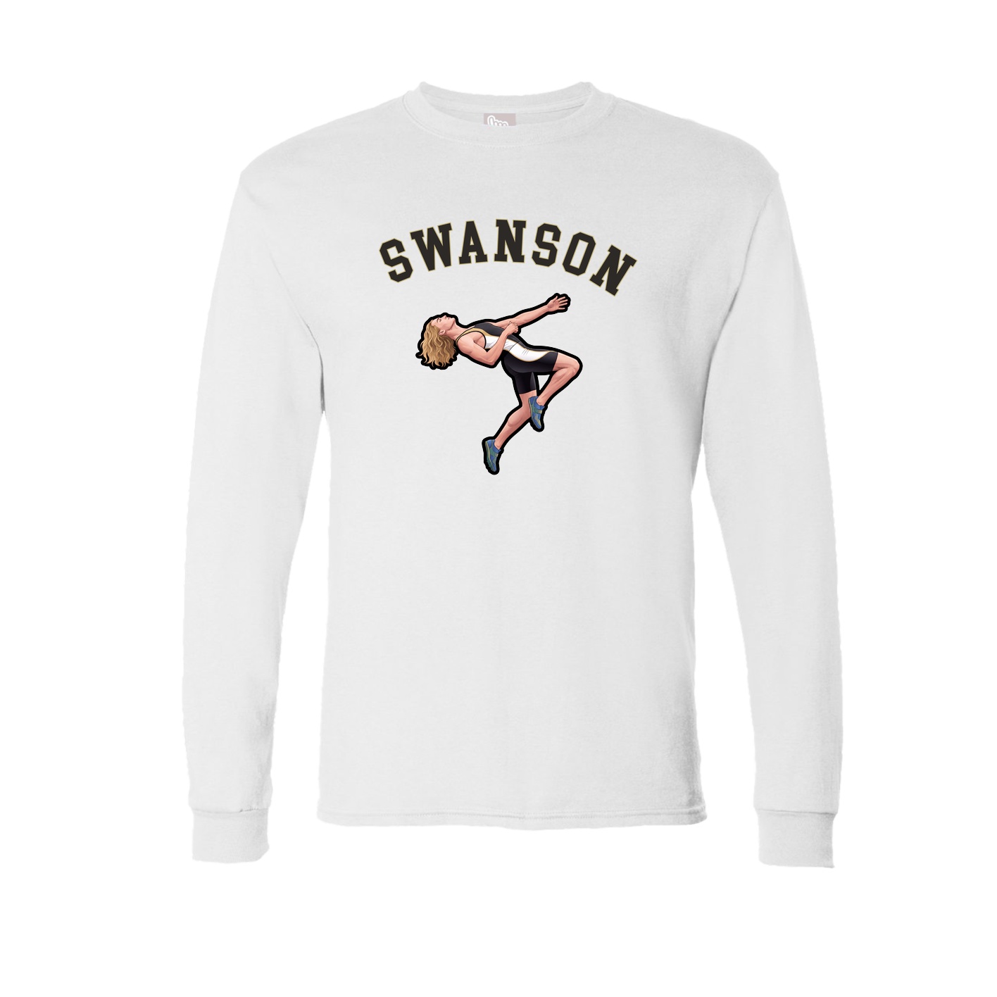 Long Sleeve Tee — Shirsey Arch in White