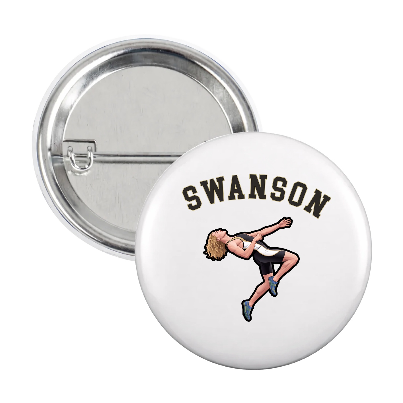 Game Day Button — Shirsey Arch in White