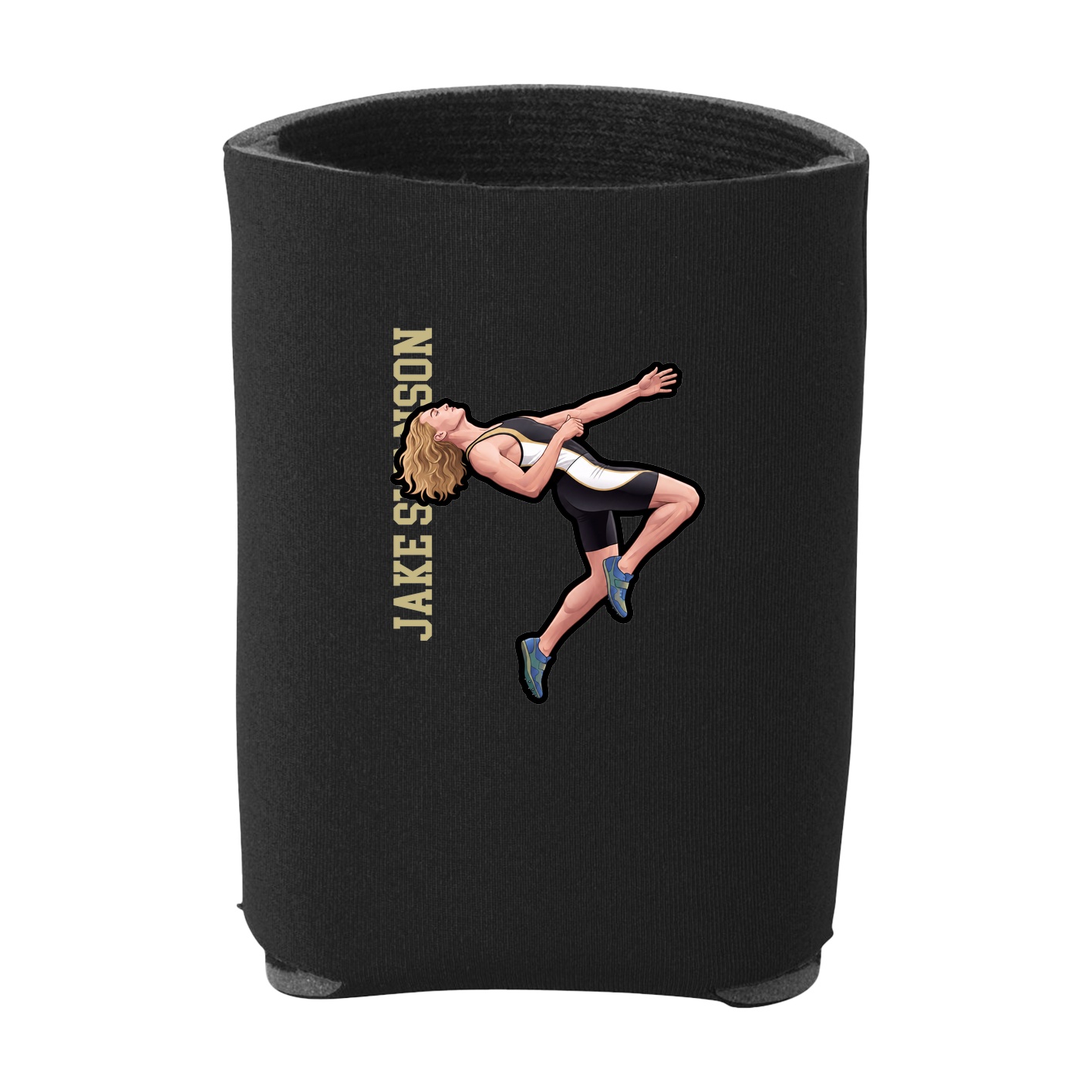 Can Holder — Name Vertical in Black