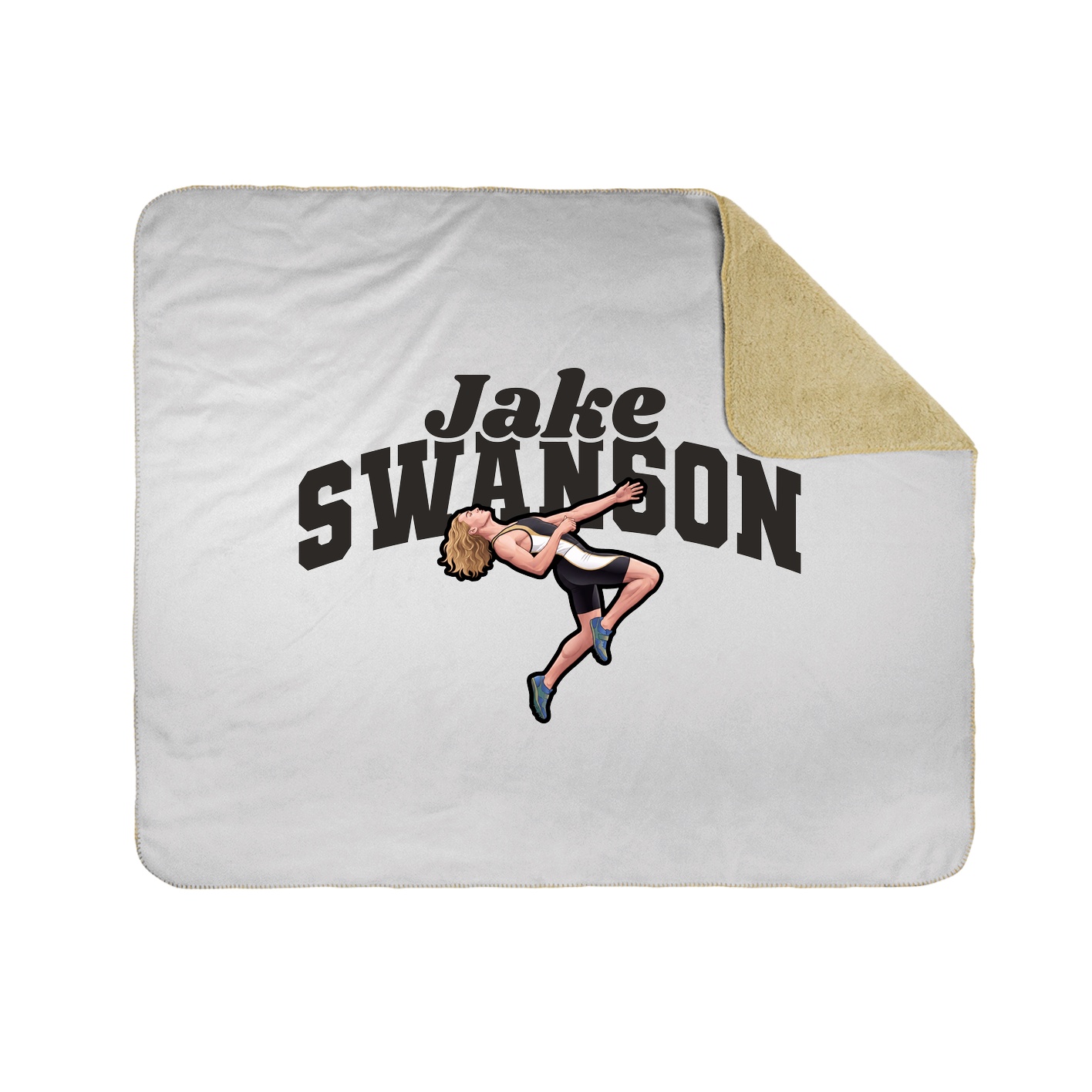 Throw Blanket — Signature Arch in White