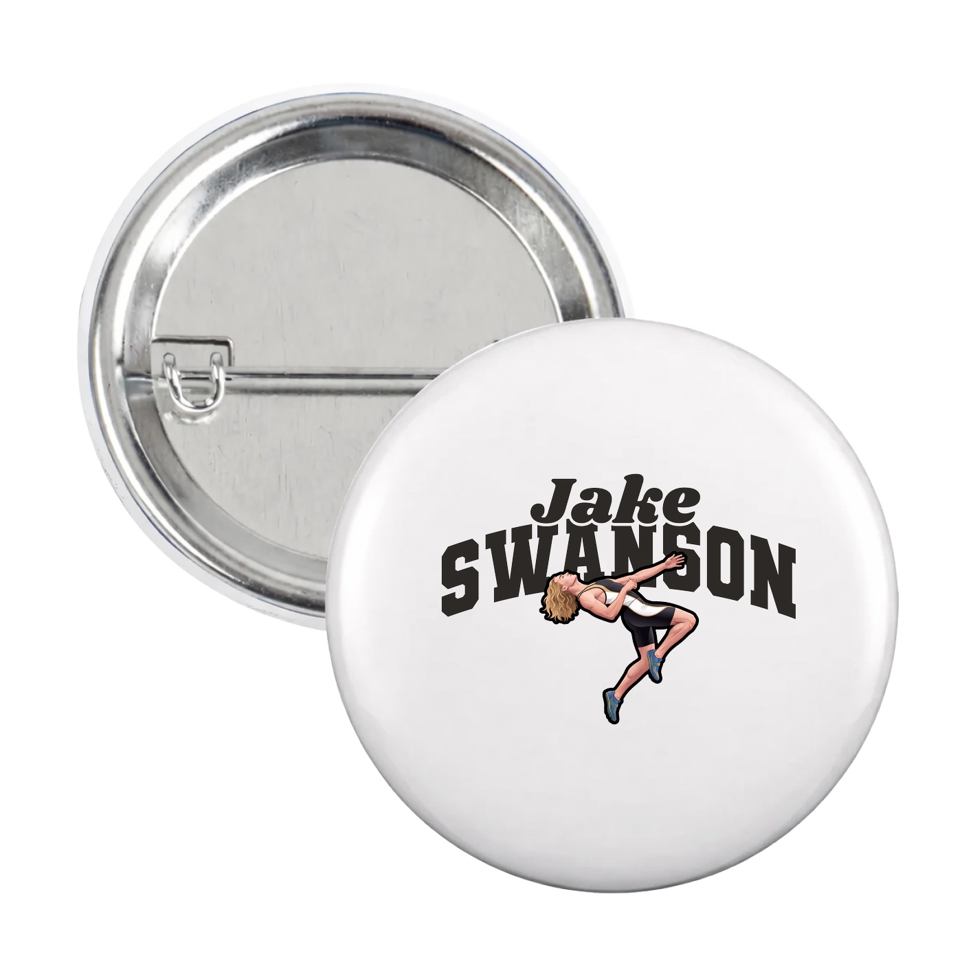 Game Day Button — Signature Arch in White