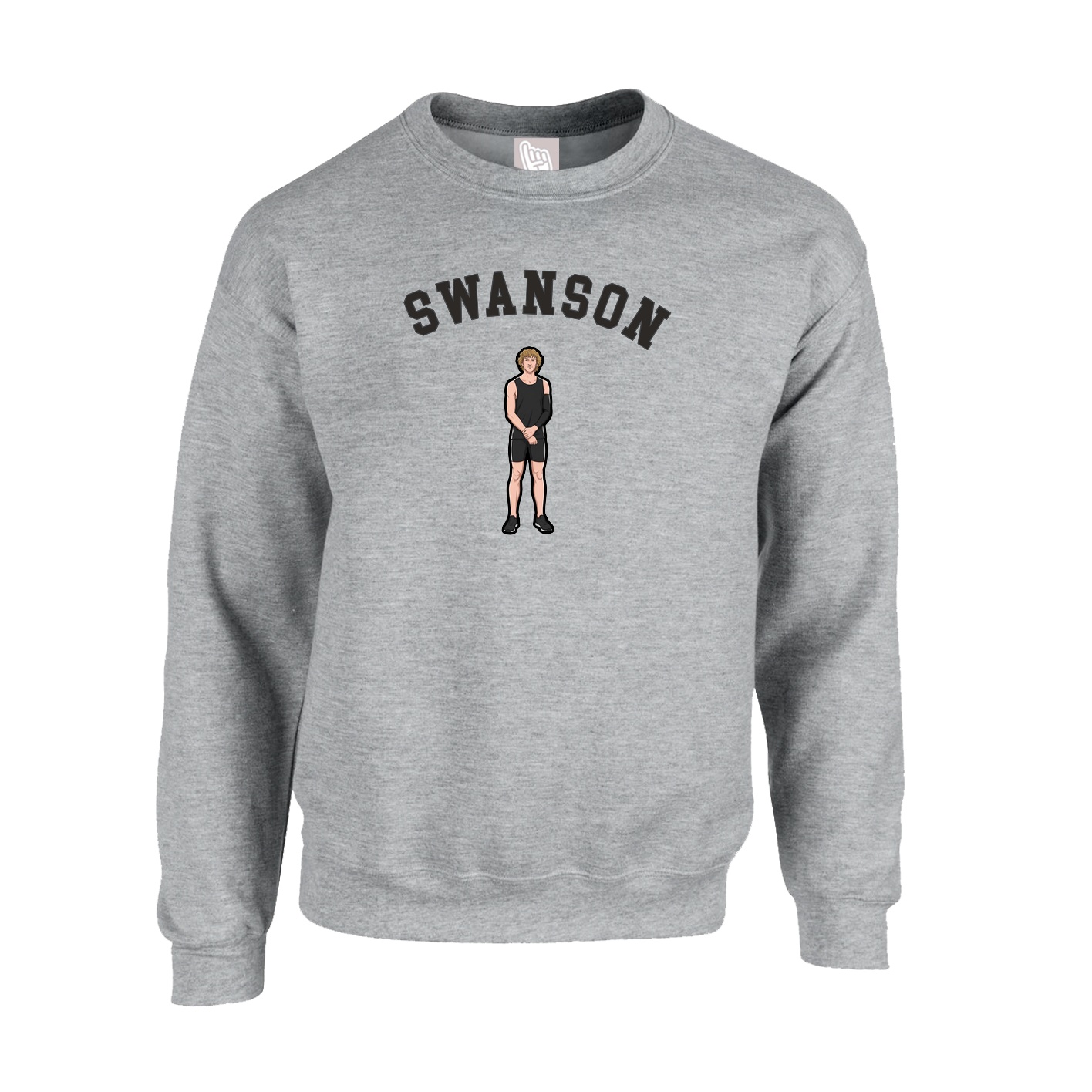 Fleece Crew — Shirsey Arch in Grey