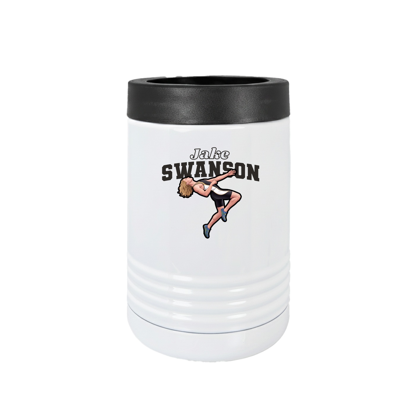 Beverage Holder — Name Arch in White