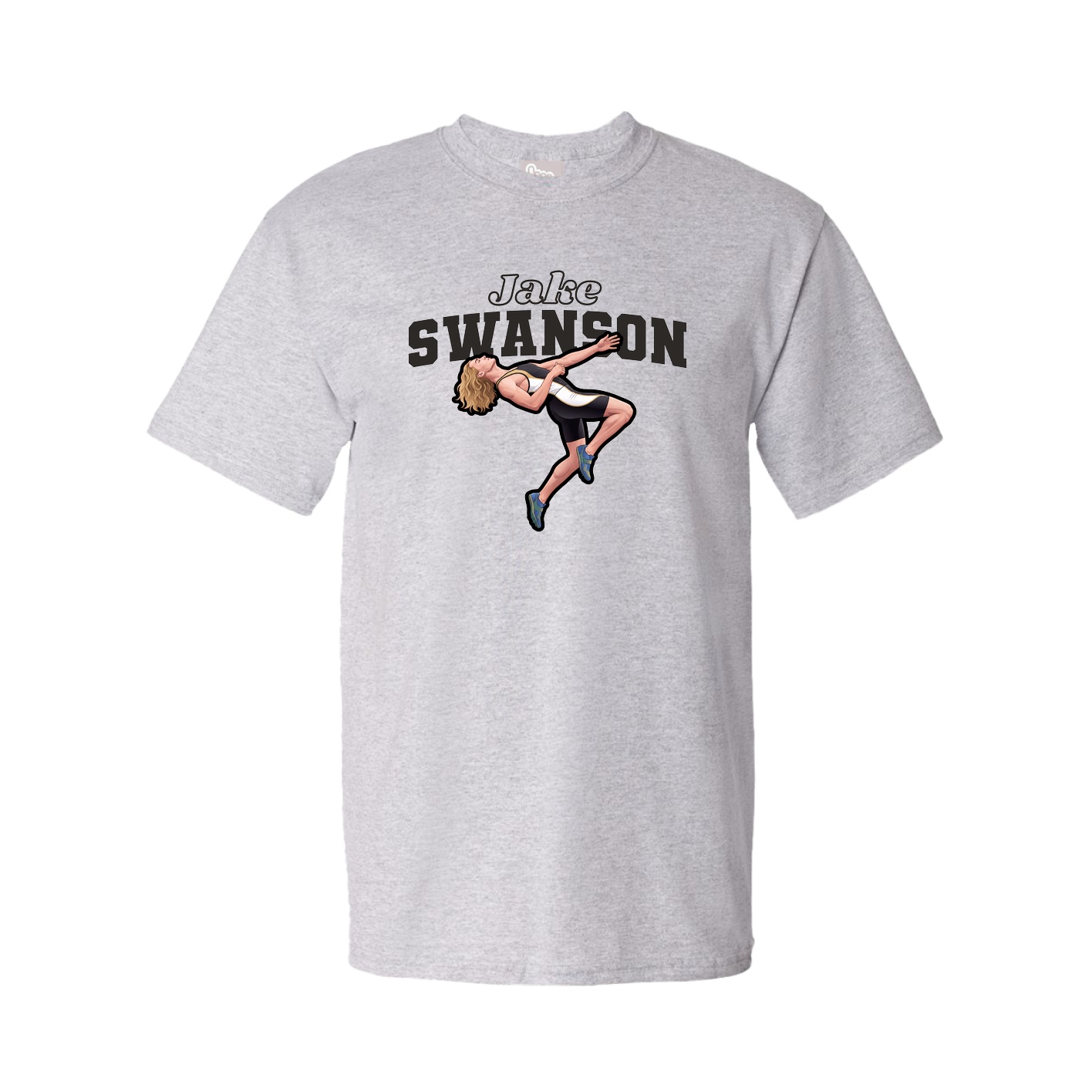Tee — Name Arch in Grey