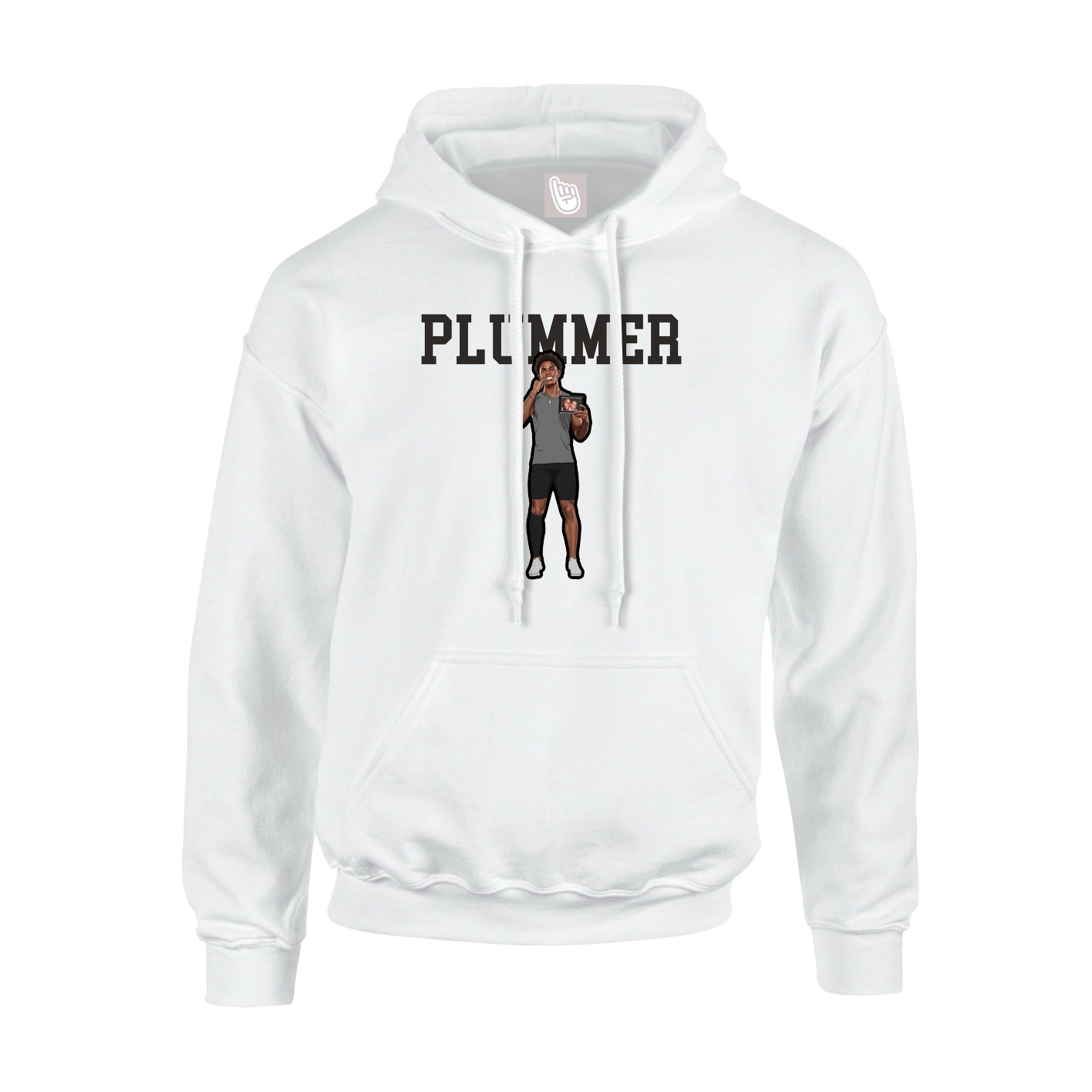 Hoodie — Shirsey in White