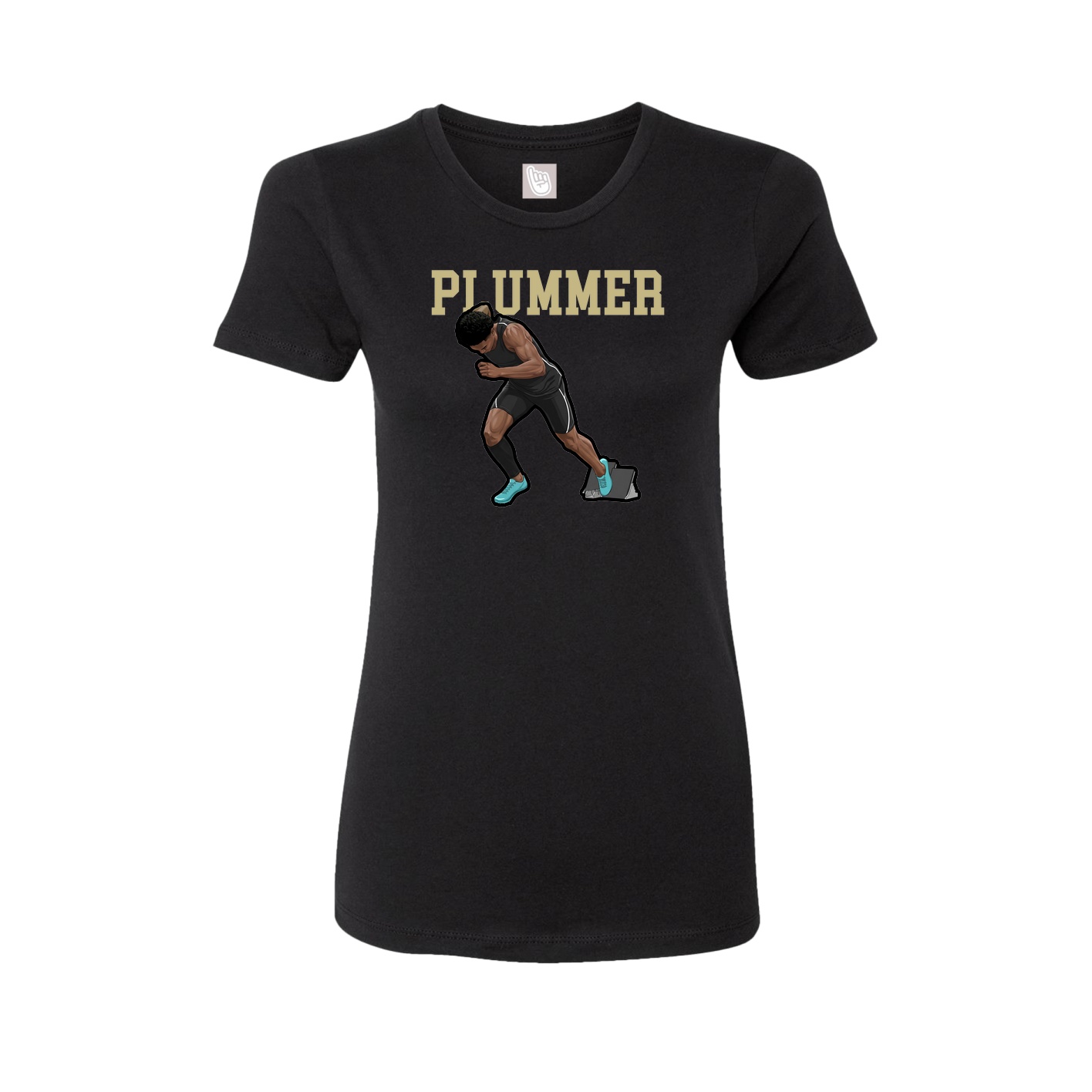 Fitted Women's Tee — Shirsey in Black