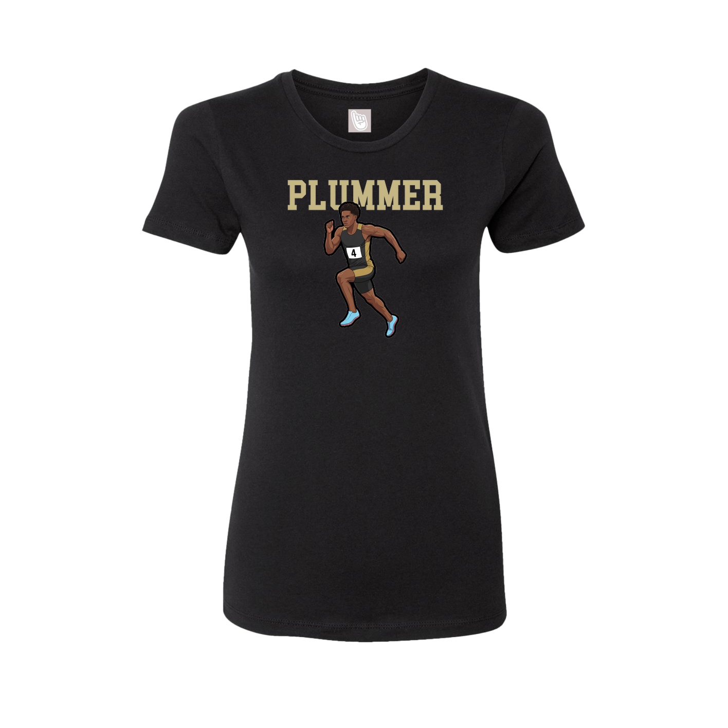 Fitted Women's Tee — Shirsey in Black