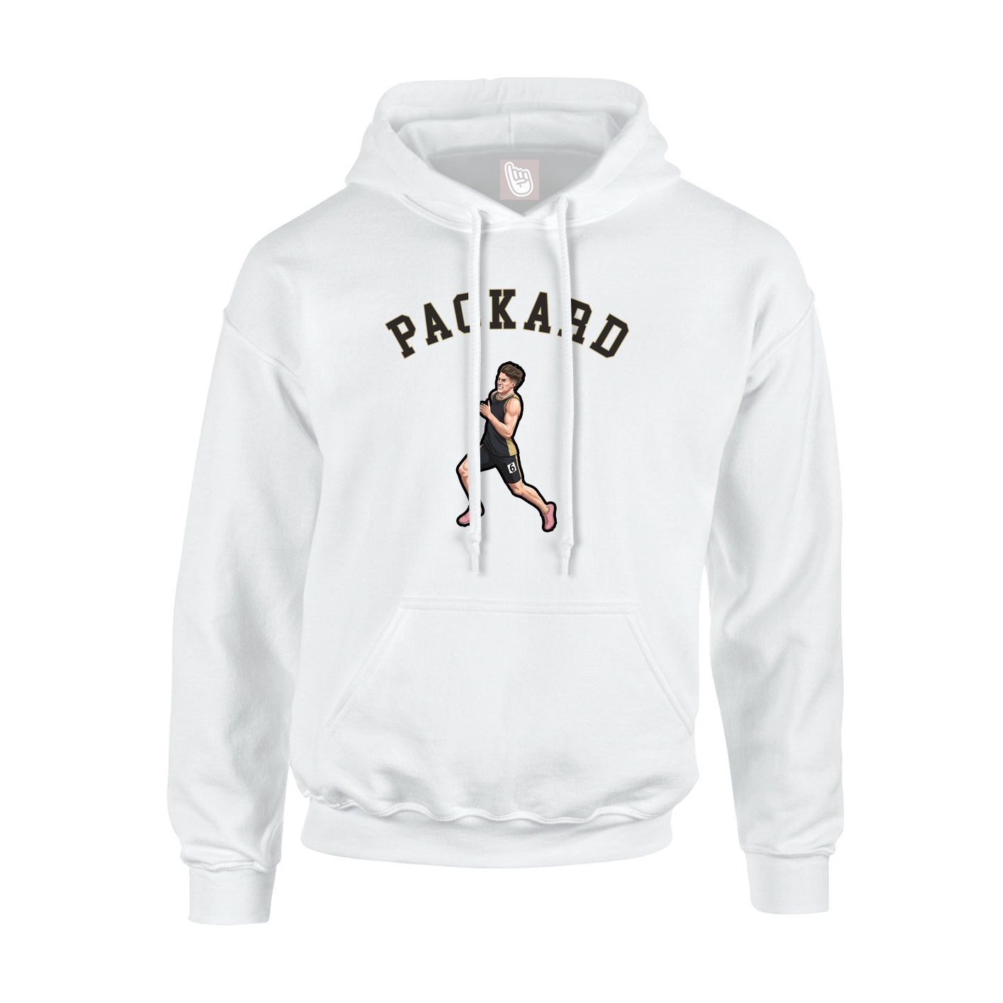 Hoodie — Shirsey Arch in White