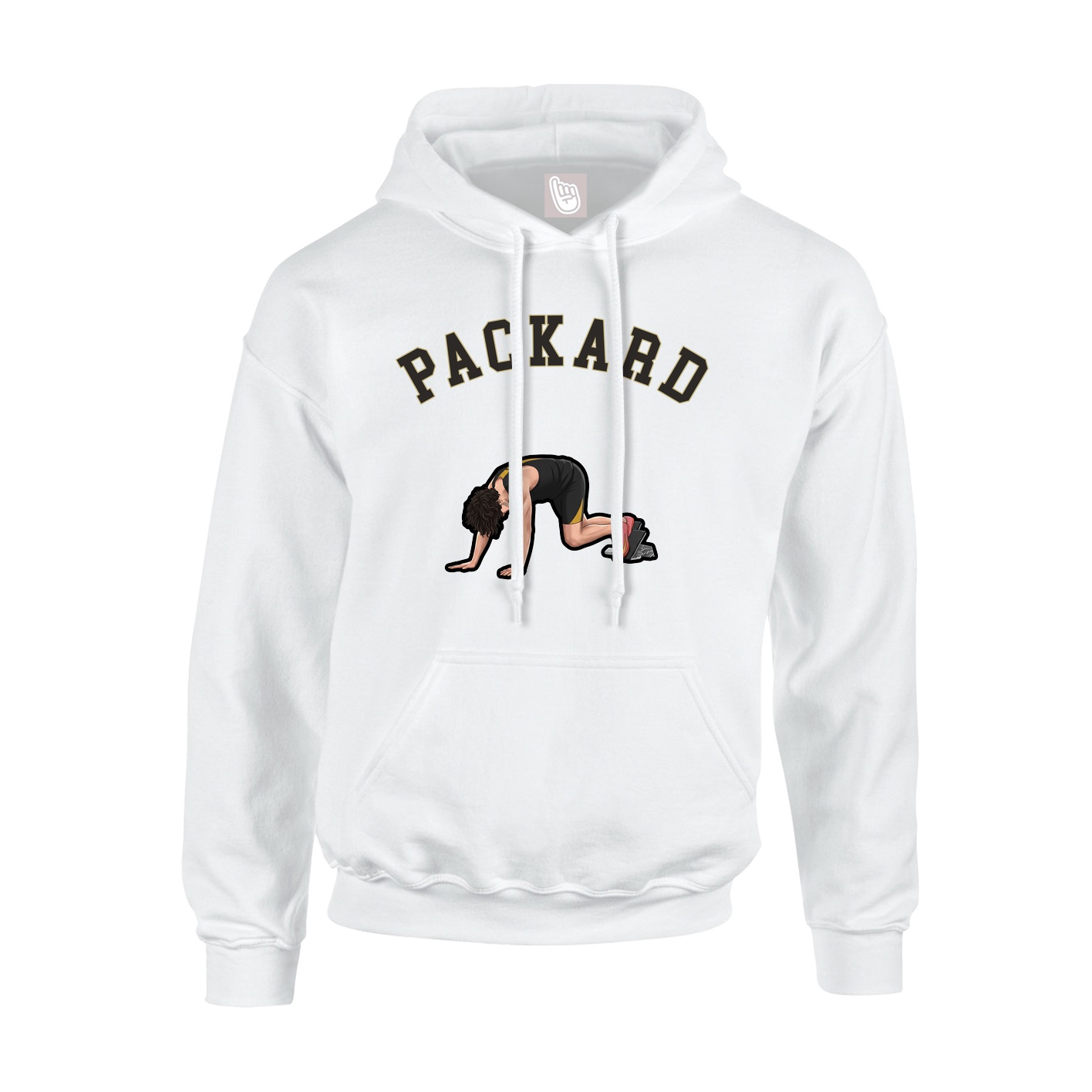 Youth Hoodie — Shirsey Arch in White
