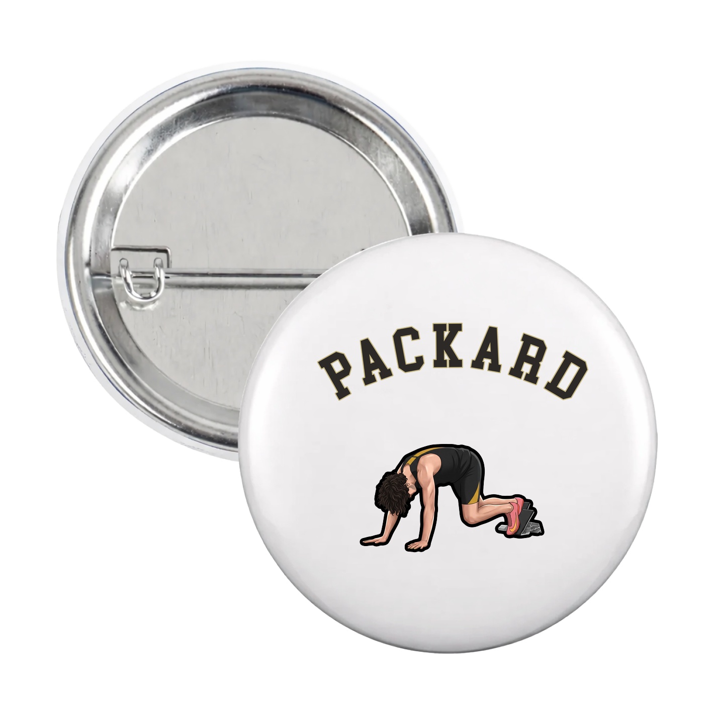 Game Day Button — Shirsey Arch in White